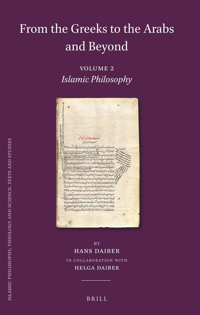 Cover image for From the Greeks to the Arabs and Beyond ISBN 9789004441781