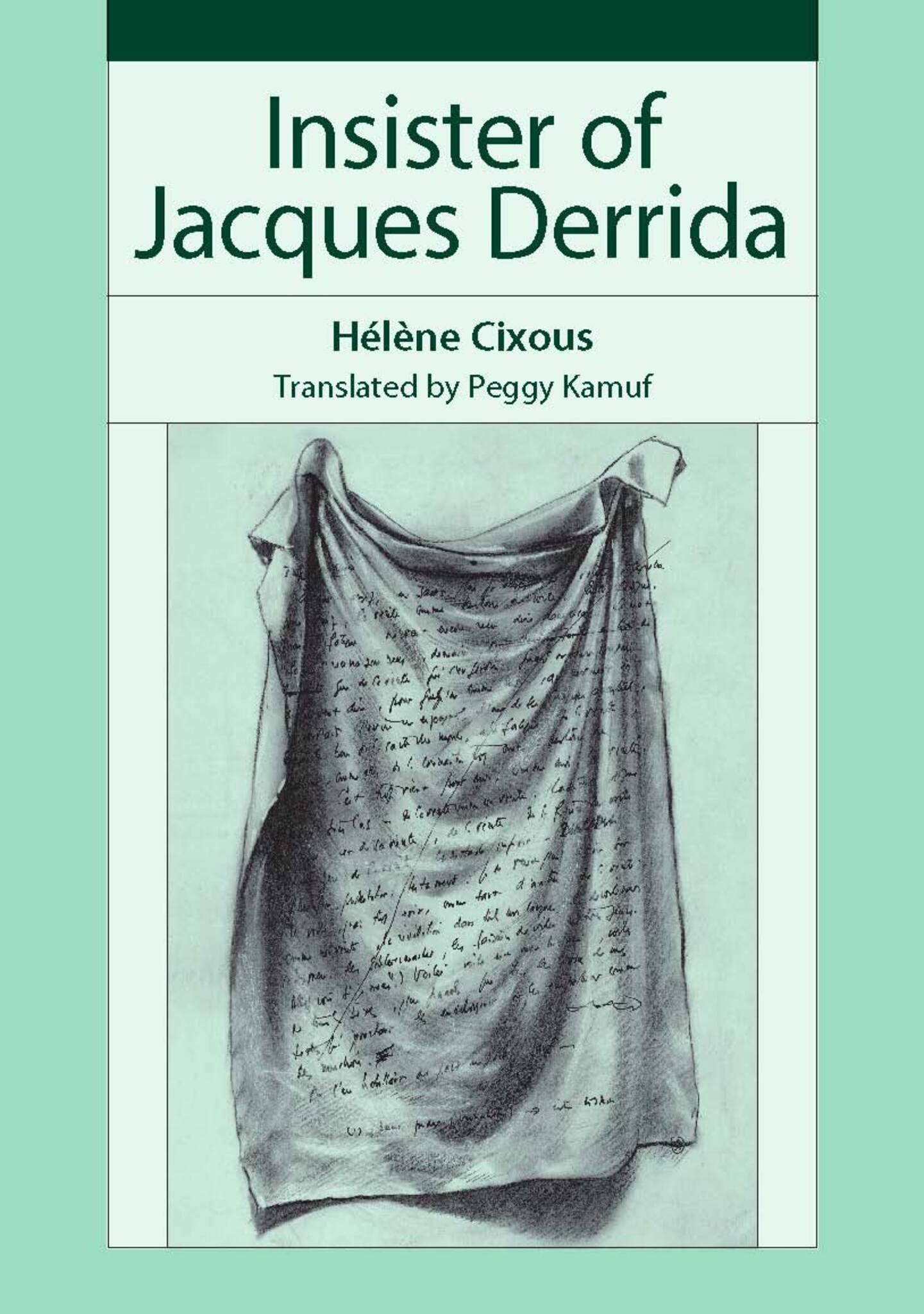 Cover image for Insister of Jacques Derrida ISBN 9780804759076