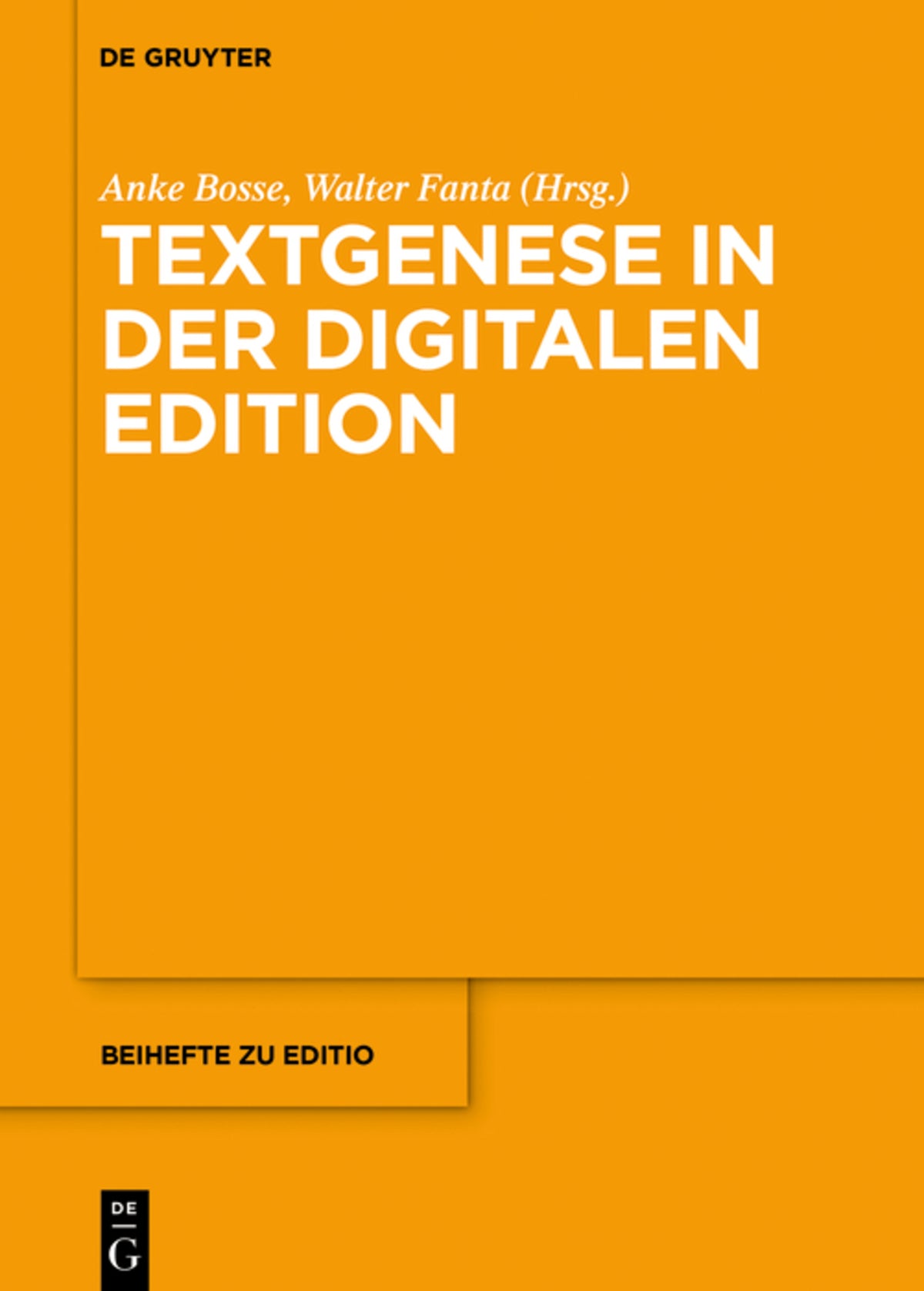 Textgenese in der digitalen Edition