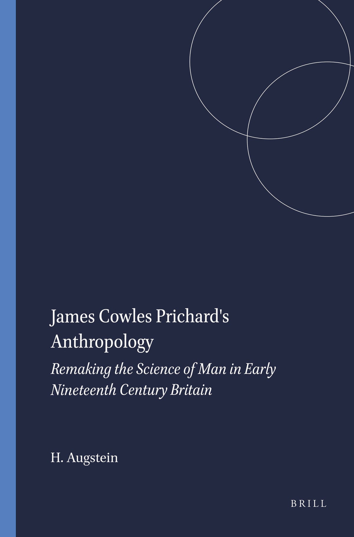 Cover image for James Cowles Prichard's Anthropology ISBN 9789042004146