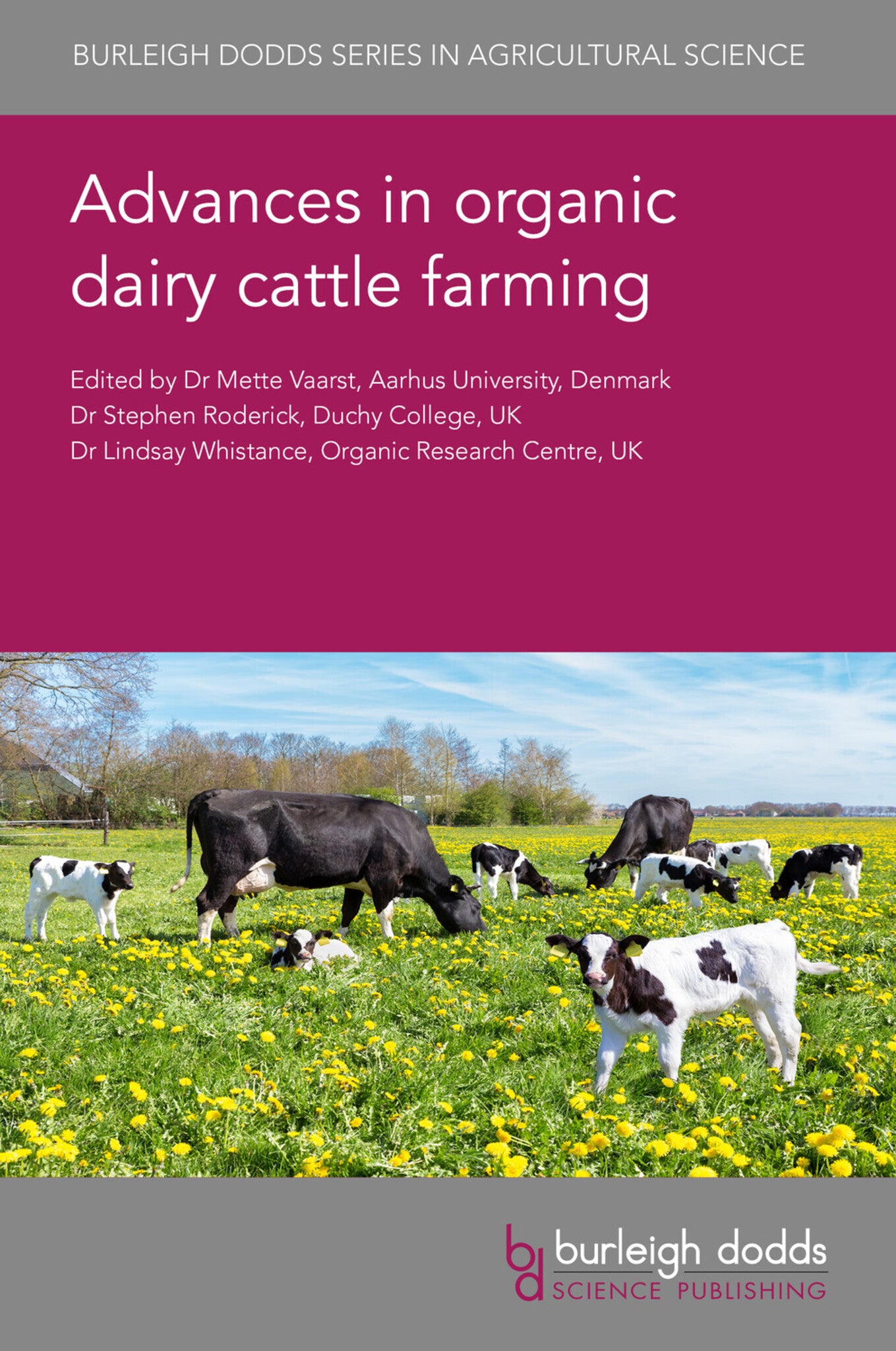 Cover image for Advances in organic dairy cattle farming ISBN 9781801465380