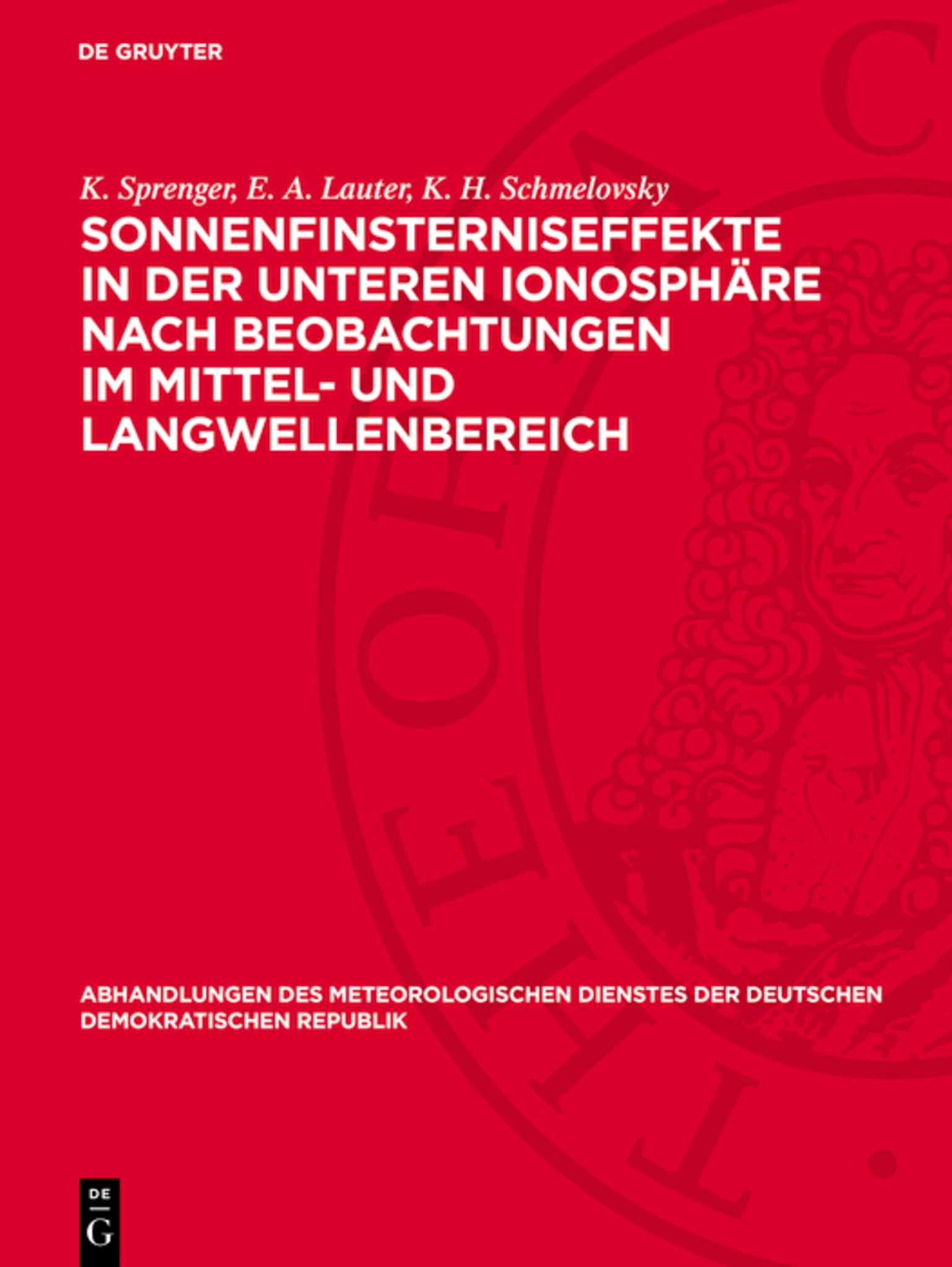 Sonnenfinsterniseffekte in der unteren Ionosphäre nach Beobachtungen im Mittel- und Langwellenbereich