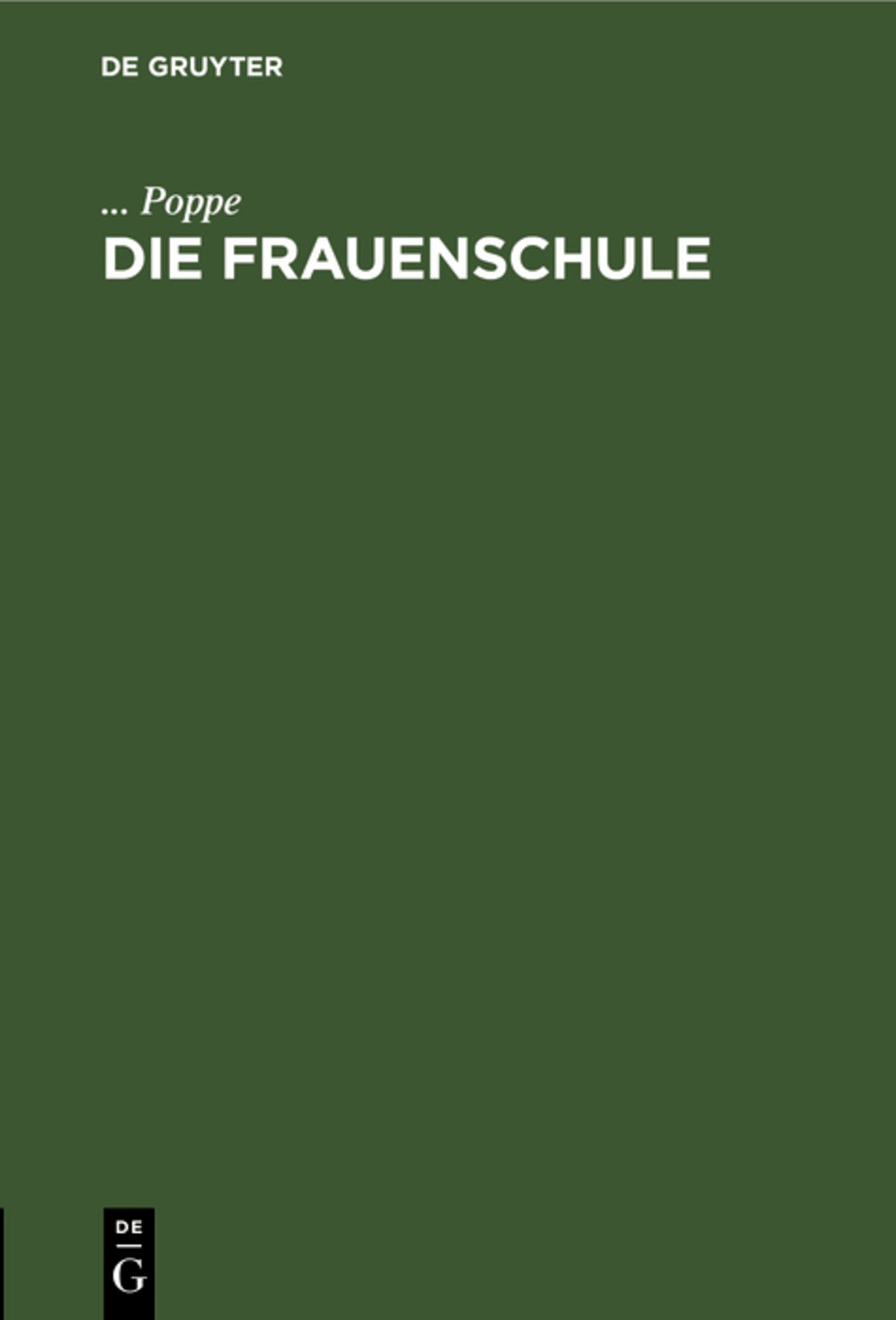 Die Frauenschule