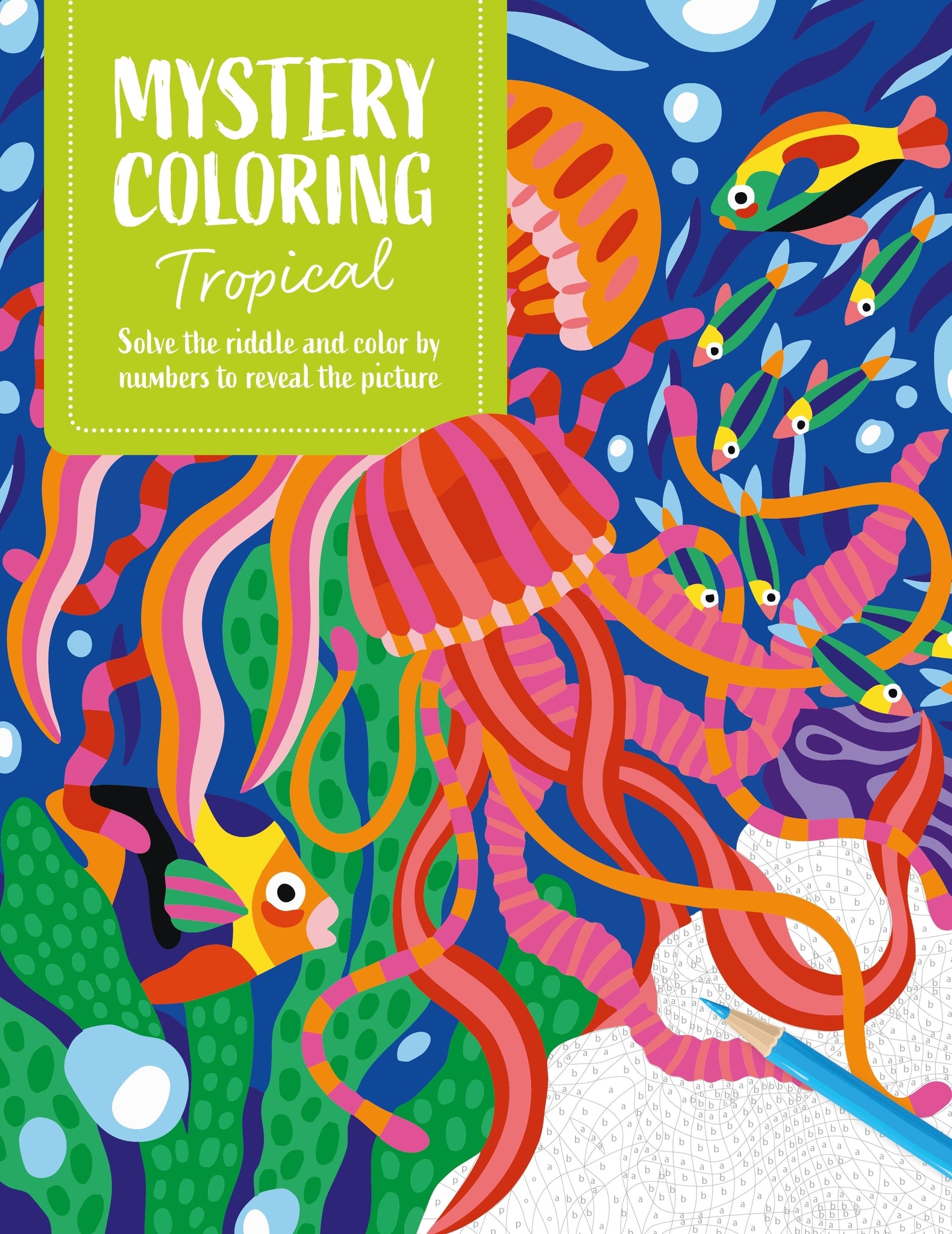 Mystery Coloring Tropical