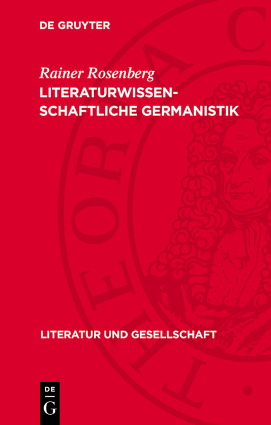 Literaturwissenschaftliche Germanistik