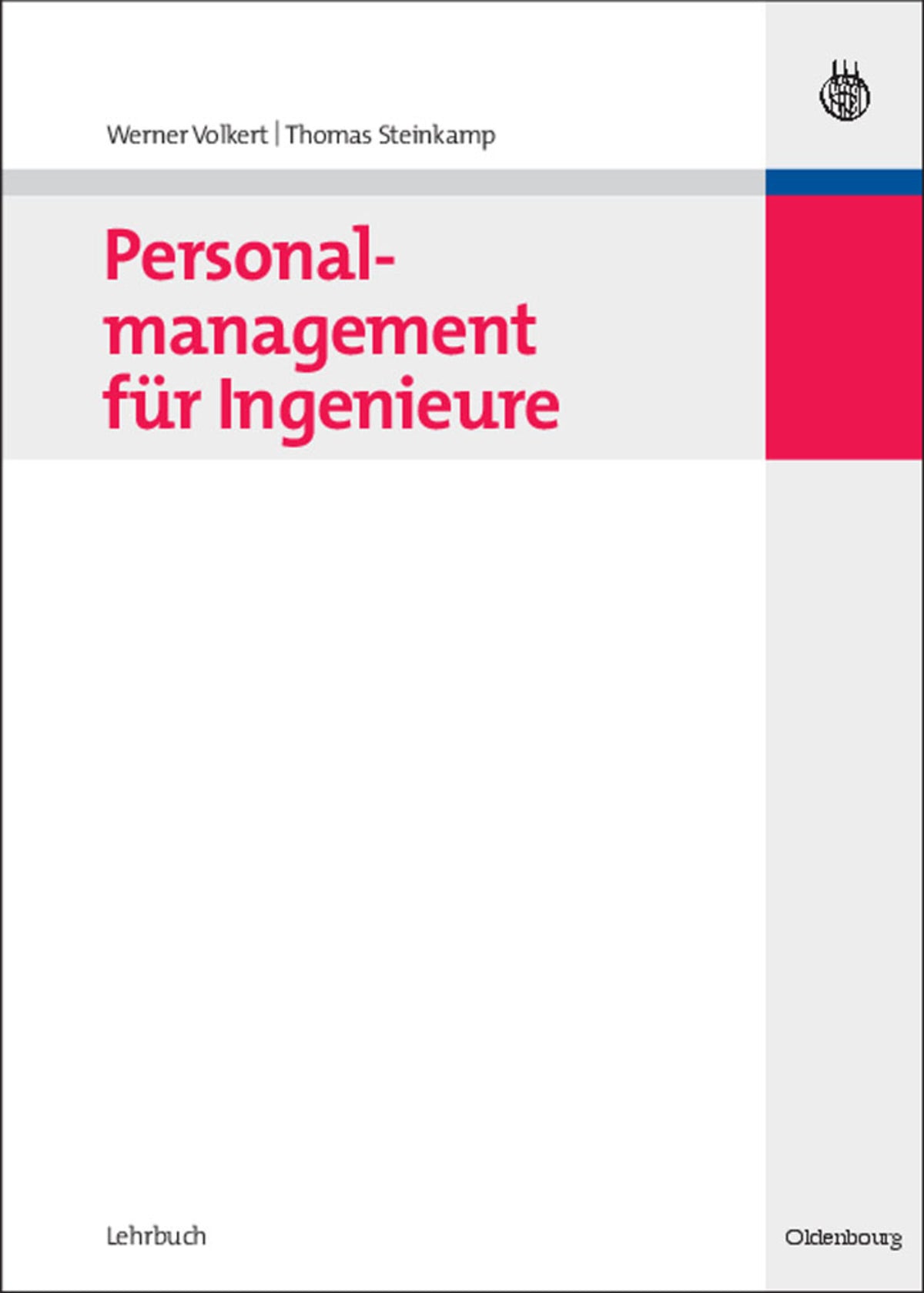 Cover image for Personalmanagement für Ingenieure ISBN 9783486584400