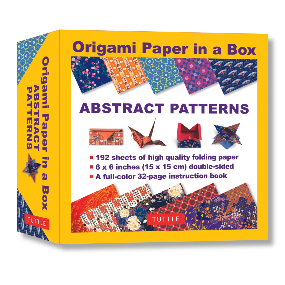 Cover image for Origami Paper in a Box - Abstract Patterns ISBN 9780804857161