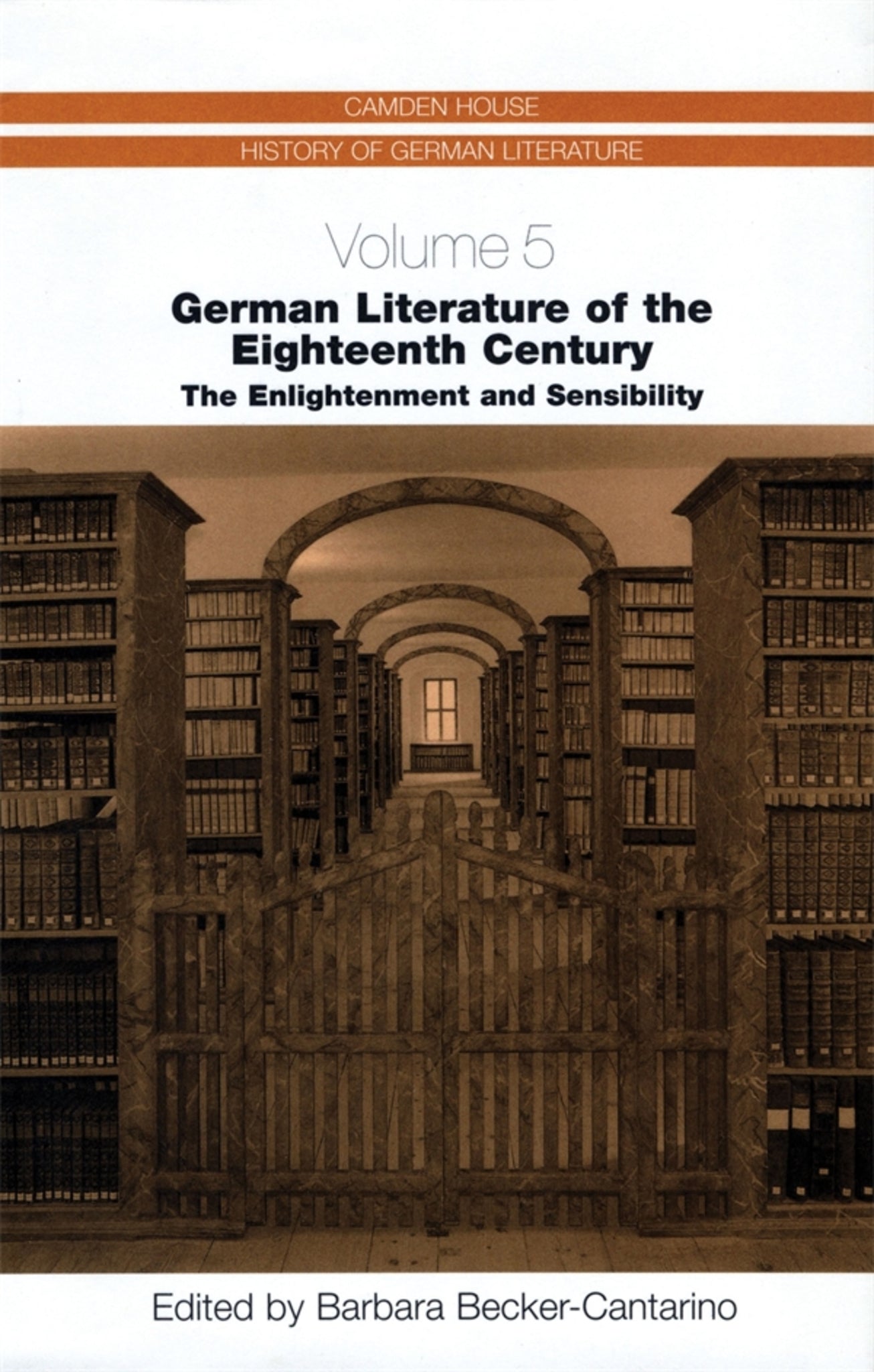 Cover image for German Literature of the Eighteenth Century ISBN 9781571132468