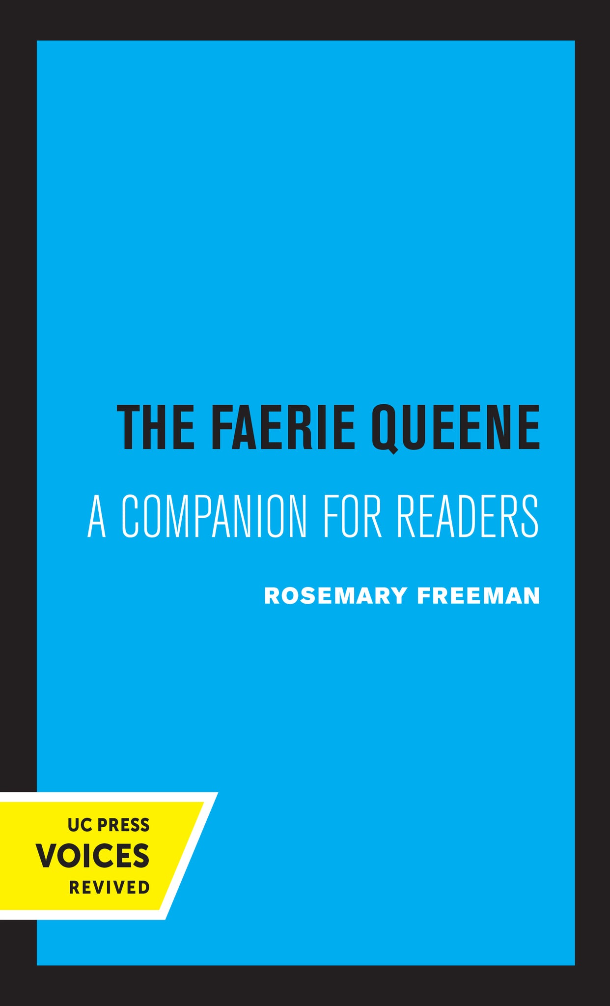 Cover image for The Faerie Queene ISBN 9780520336254