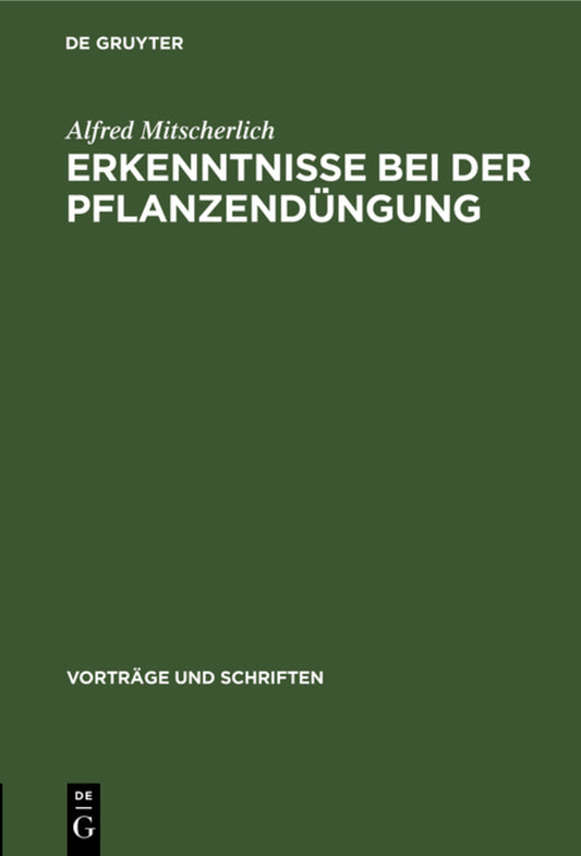 Erkenntnisse bei der Pflanzendüngung