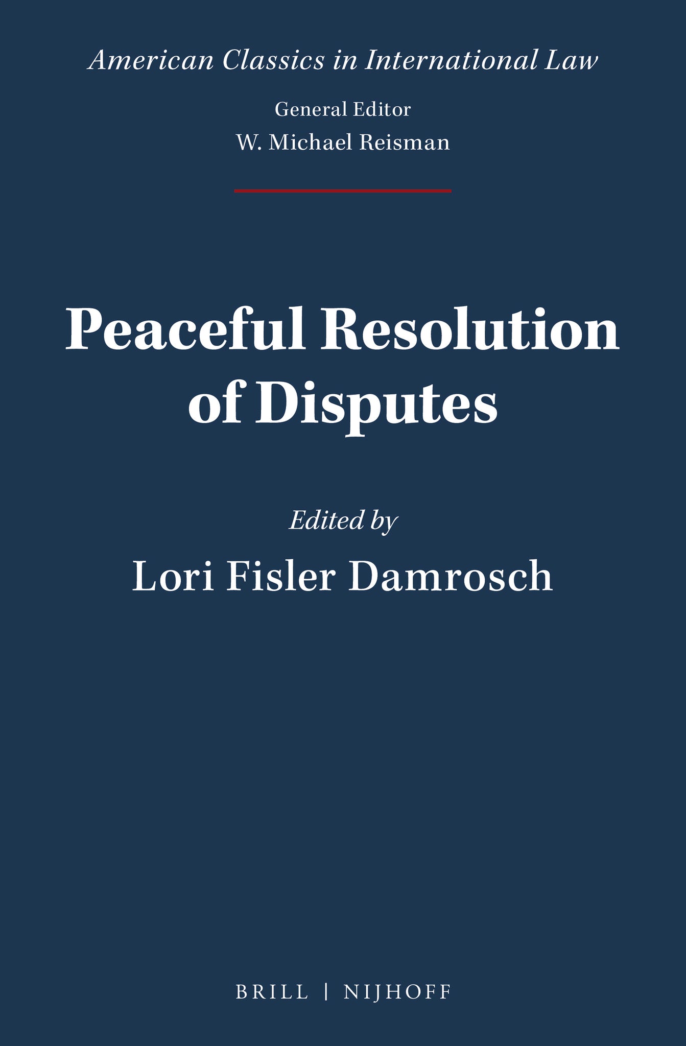 Peaceful Resolution of Disputes