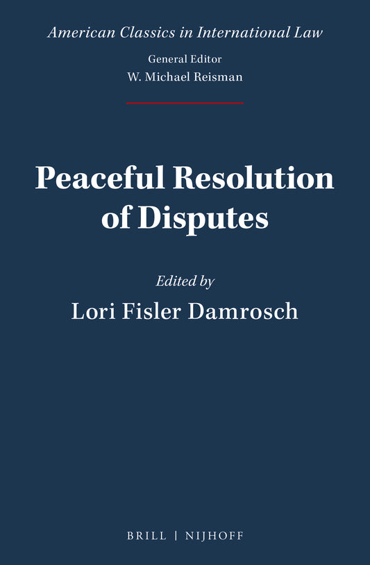 Peaceful Resolution of Disputes
