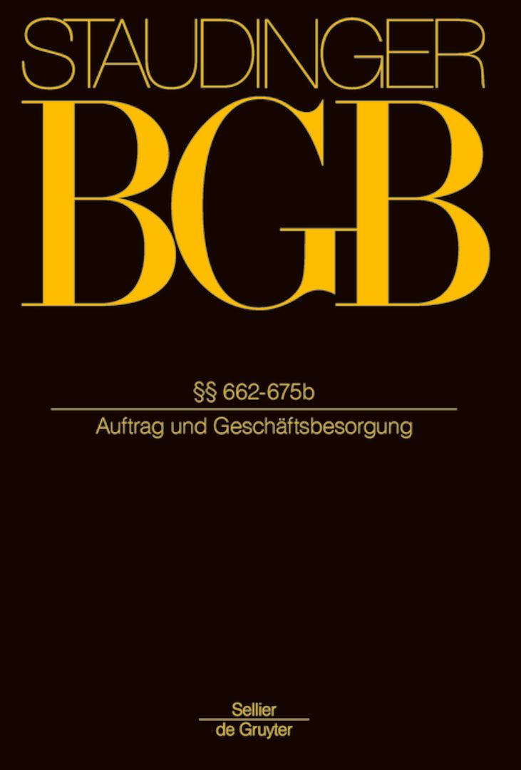 Cover image for §§ 662-675b ISBN 9783805912310