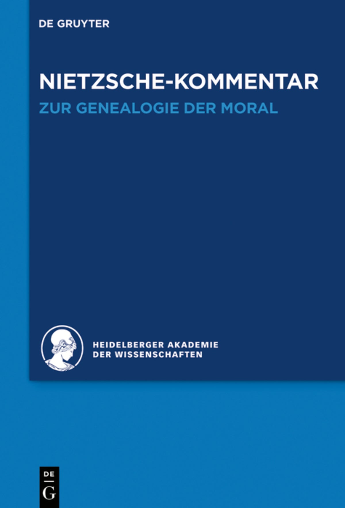 Cover image for Kommentar zu Nietzsches "Zur Genealogie der Moral" ISBN 9783110293081