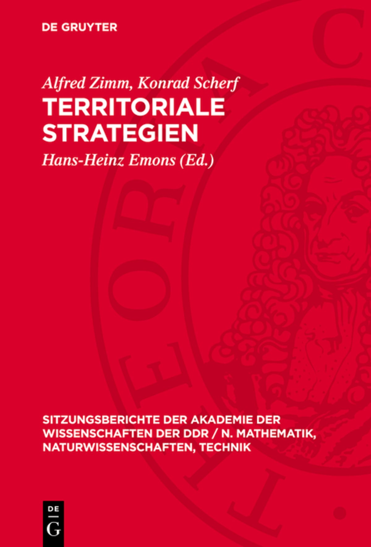 Cover image for Territoriale Strategien ISBN 9783112724248