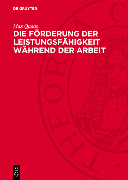 Die Förderung der Leistungsfähigkeit während der Arbeit