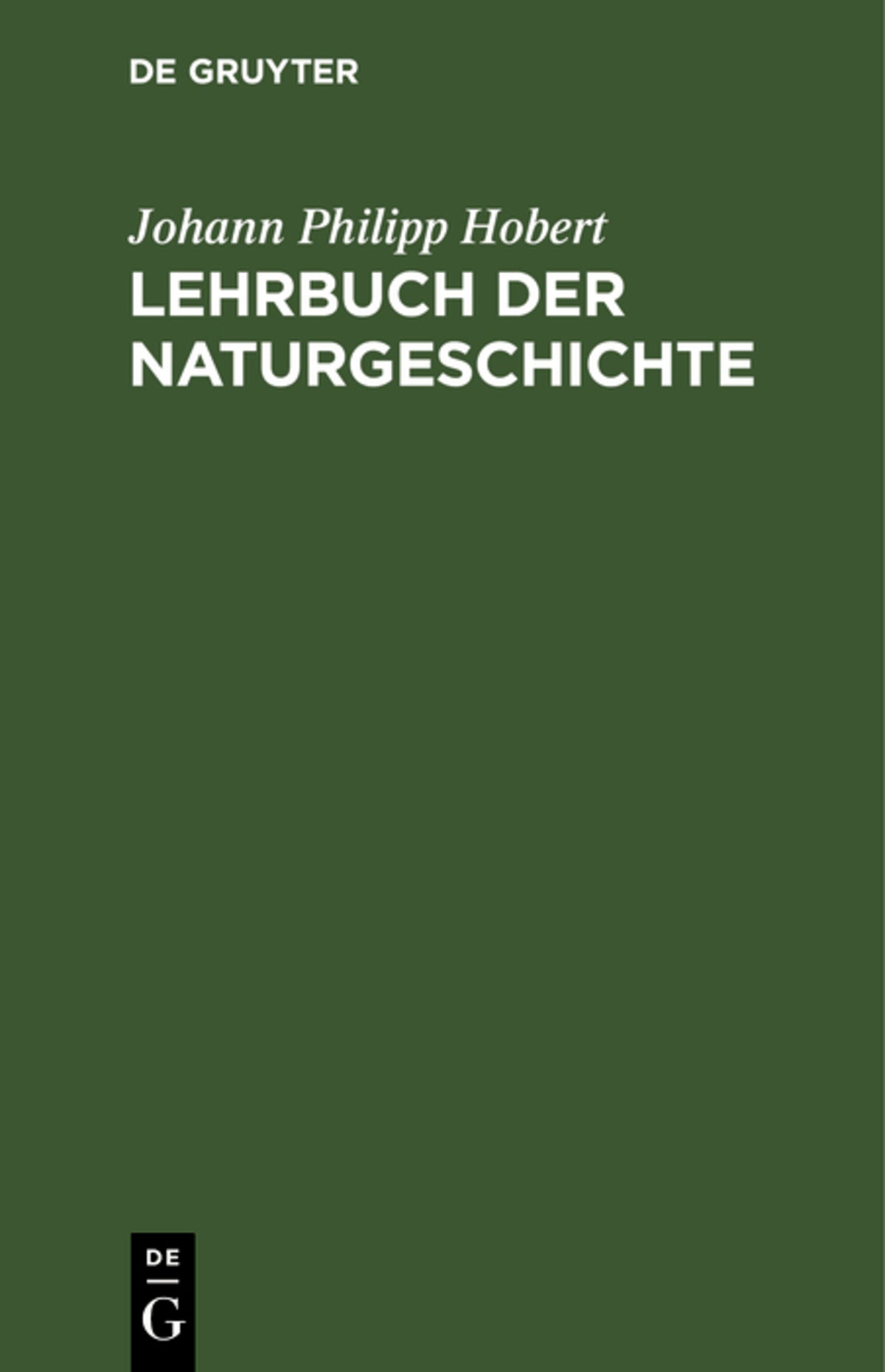 Lehrbuch der Naturgeschichte