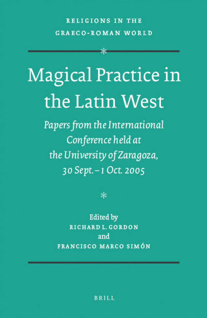 Cover image for Magical Practice in the Latin West ISBN 9789004179042