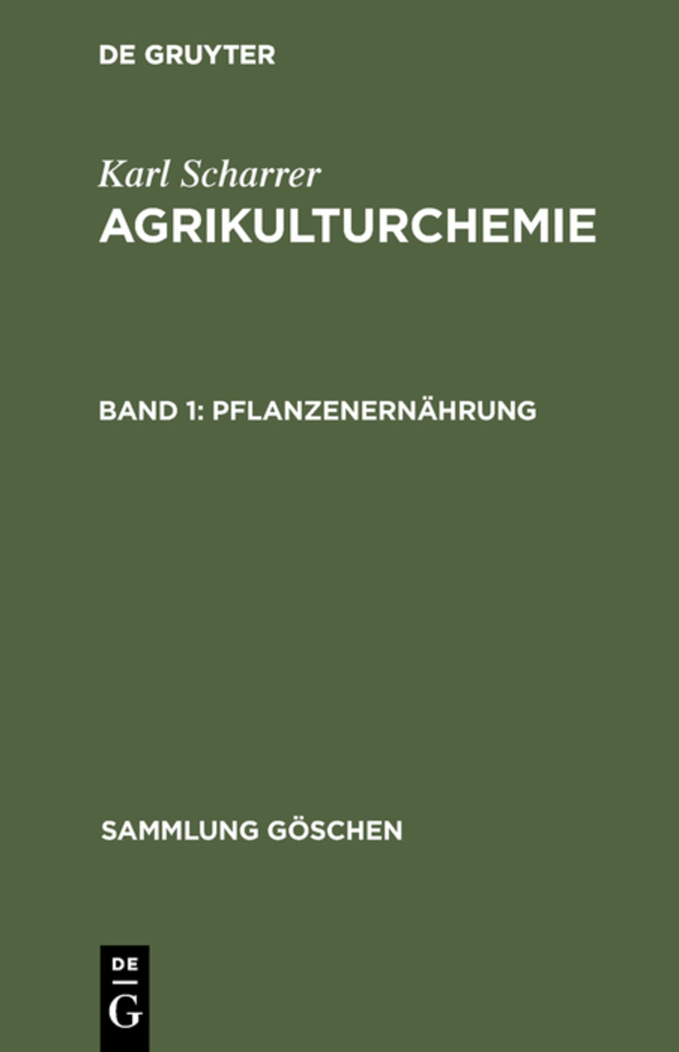 Pflanzenernährung