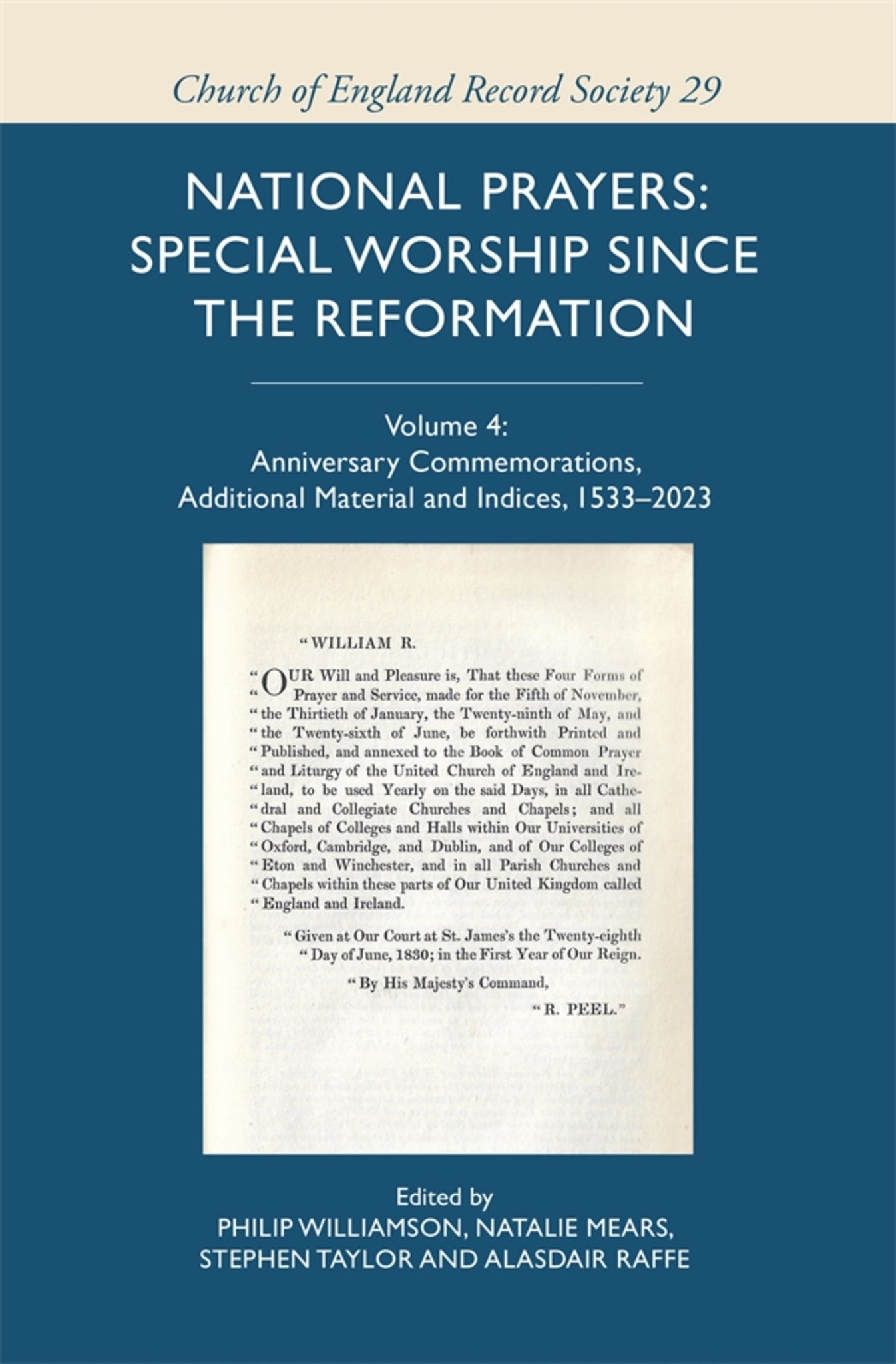 Cover image for National Prayers: Special Worship since the Reformation ISBN 9781837652792