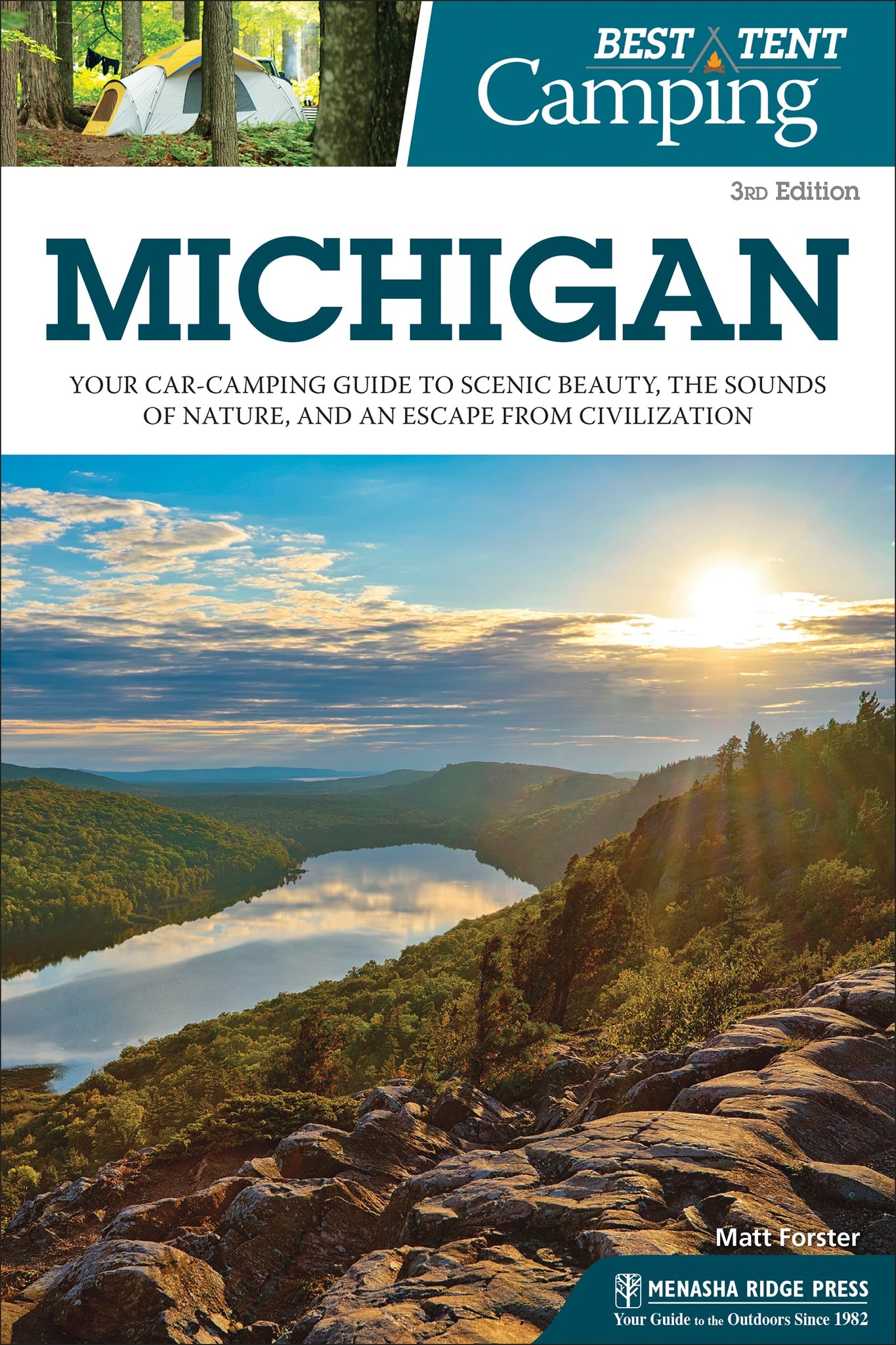 Cover image for Best Tent Camping: Michigan ISBN 9781634043168
