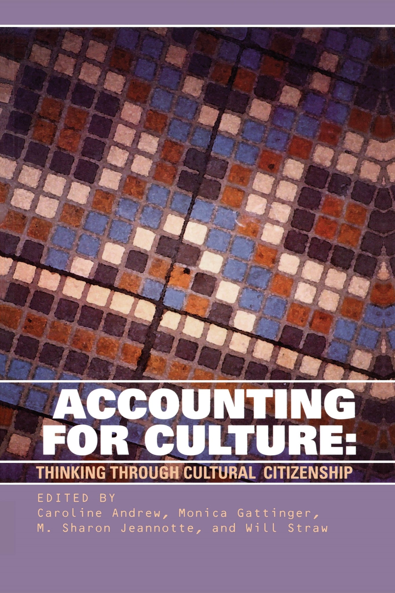 Cover image for Accounting for Culture ISBN 9780776605968