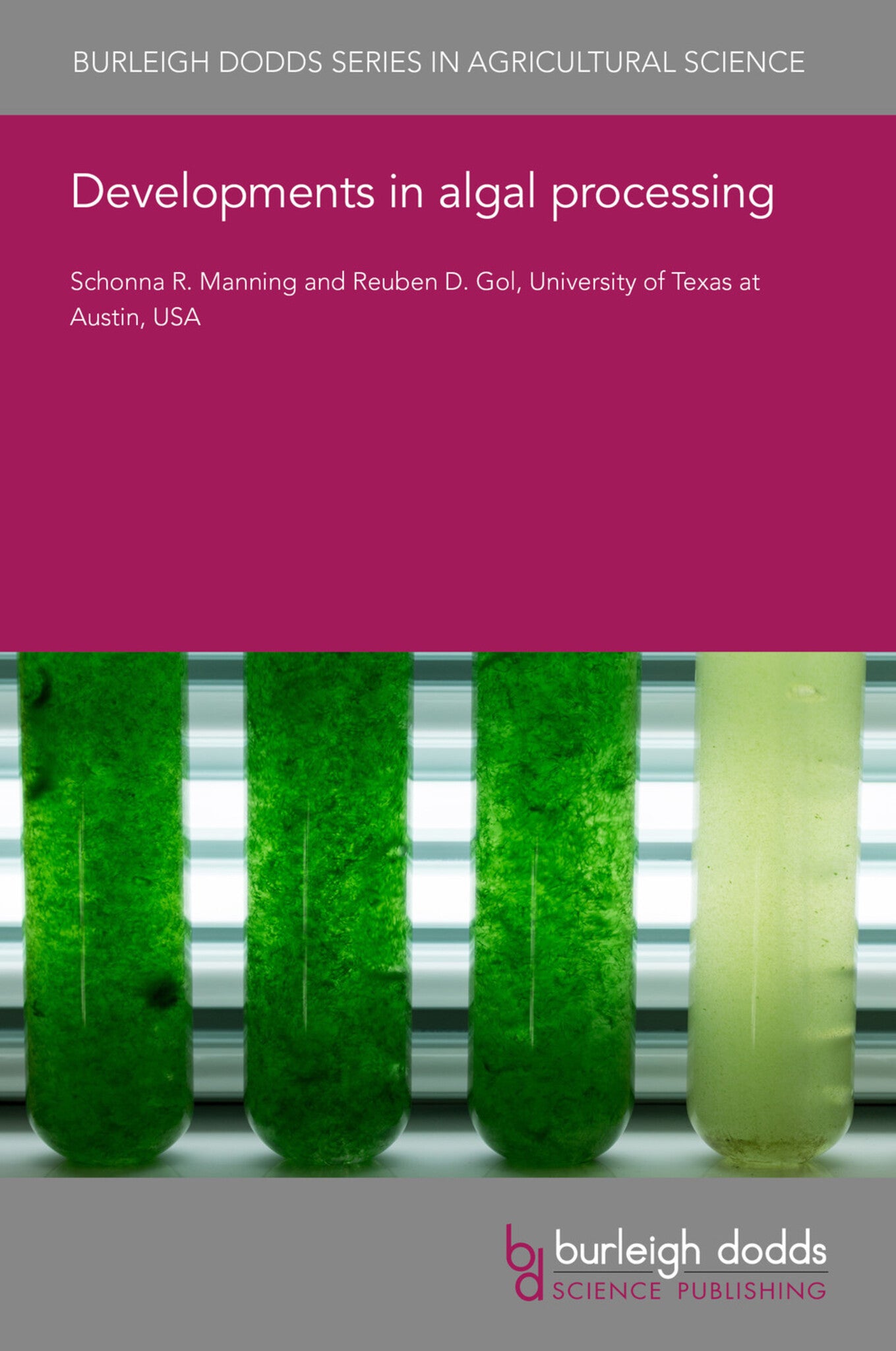 Cover image for Developments in algal processing ISBN 9781801462631