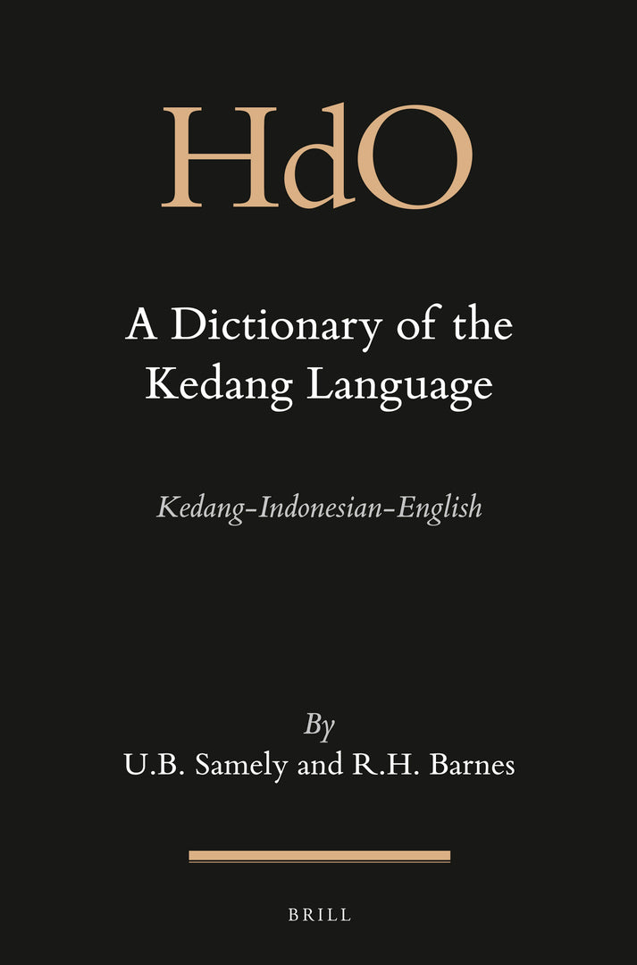 Cover image for A Dictionary of the Kedang Language ISBN 9789004255326