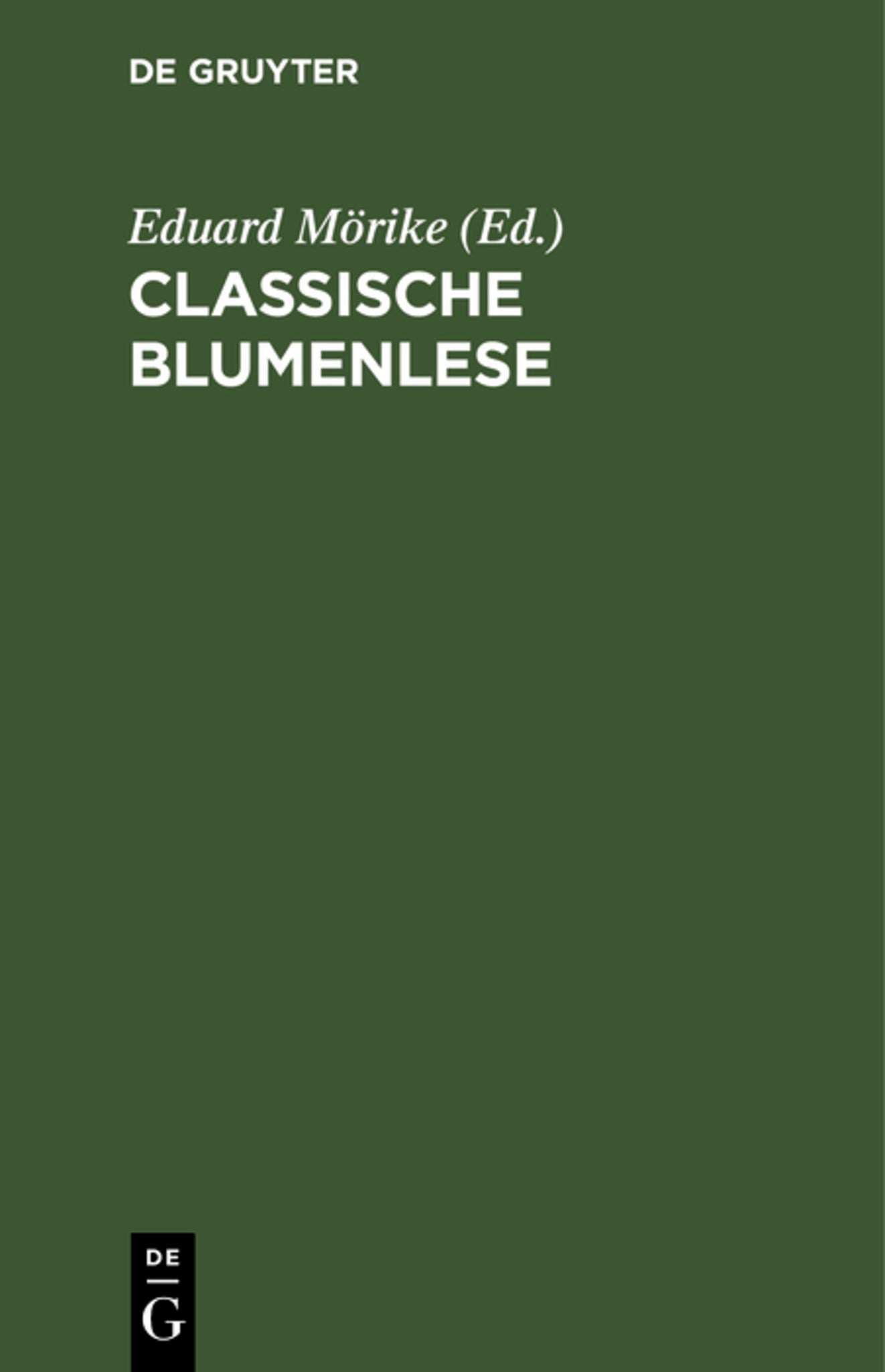 Classische Blumenlese