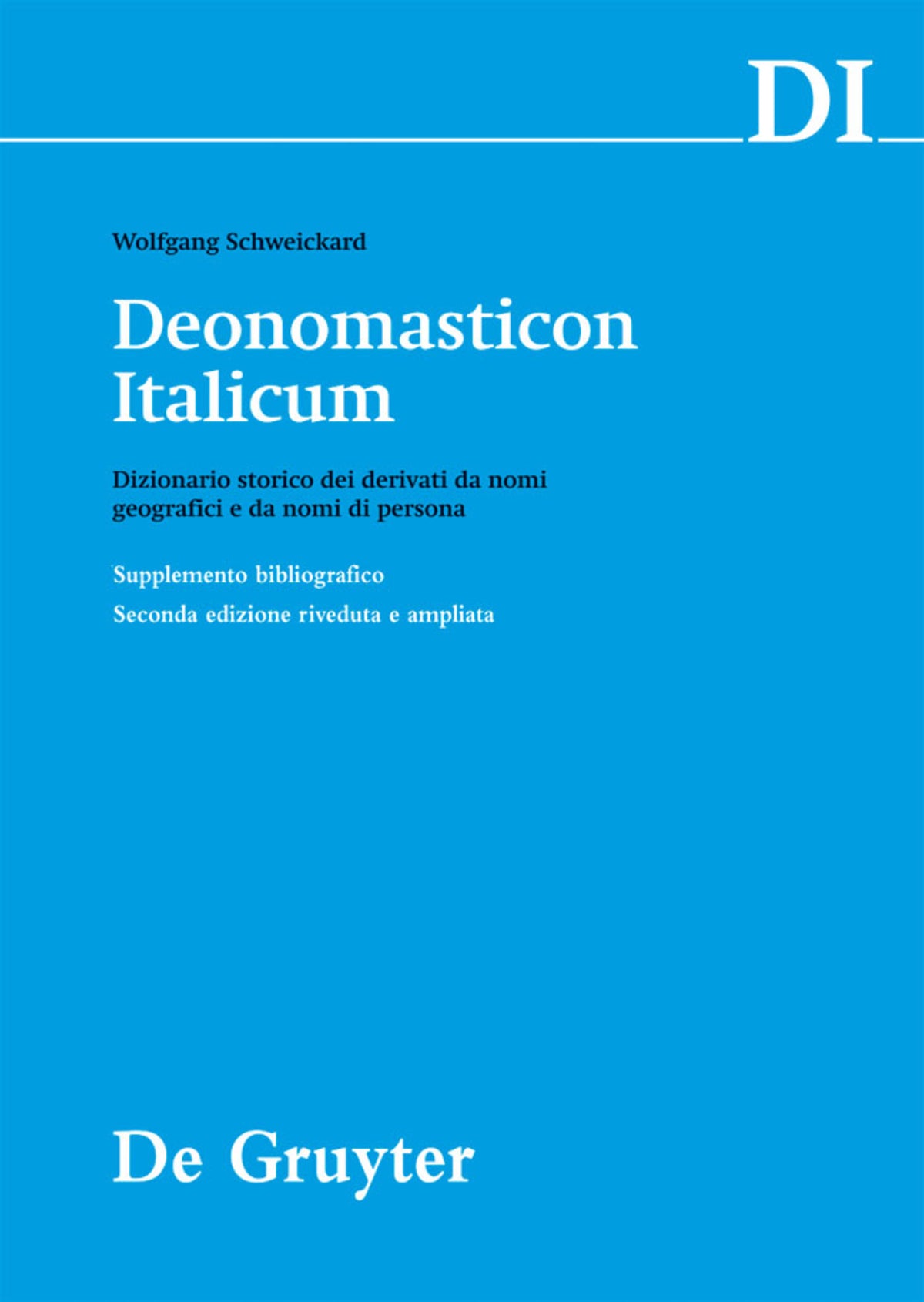 Cover image for Supplemento bibliografico ISBN 9783110309096