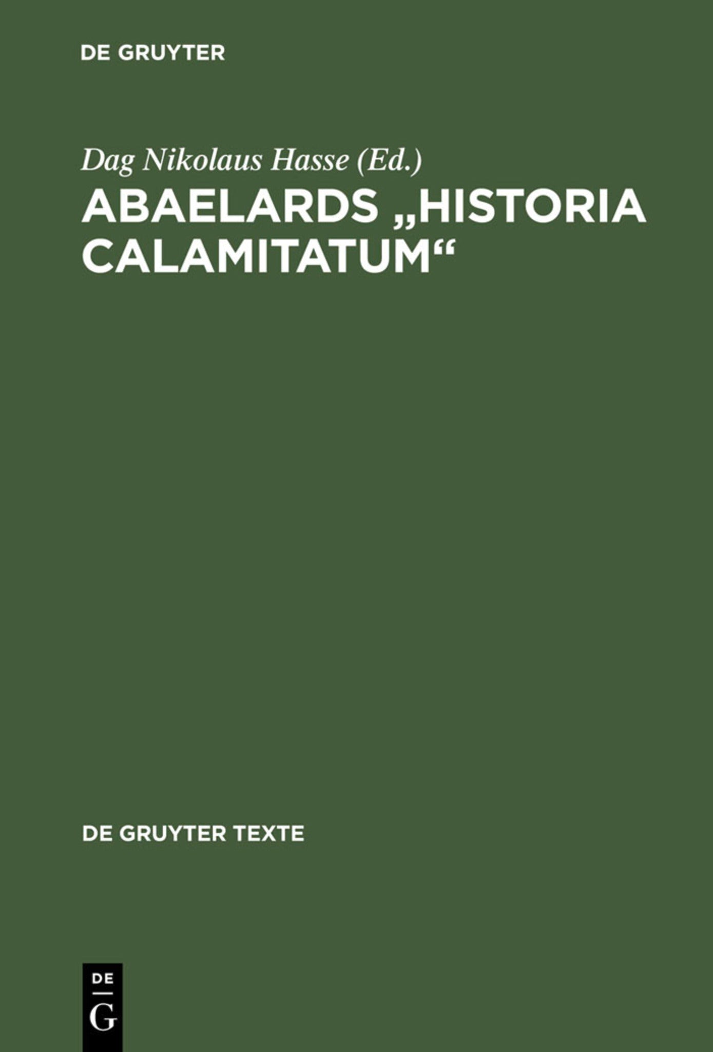 Abaelards „Historia calamitatum“
