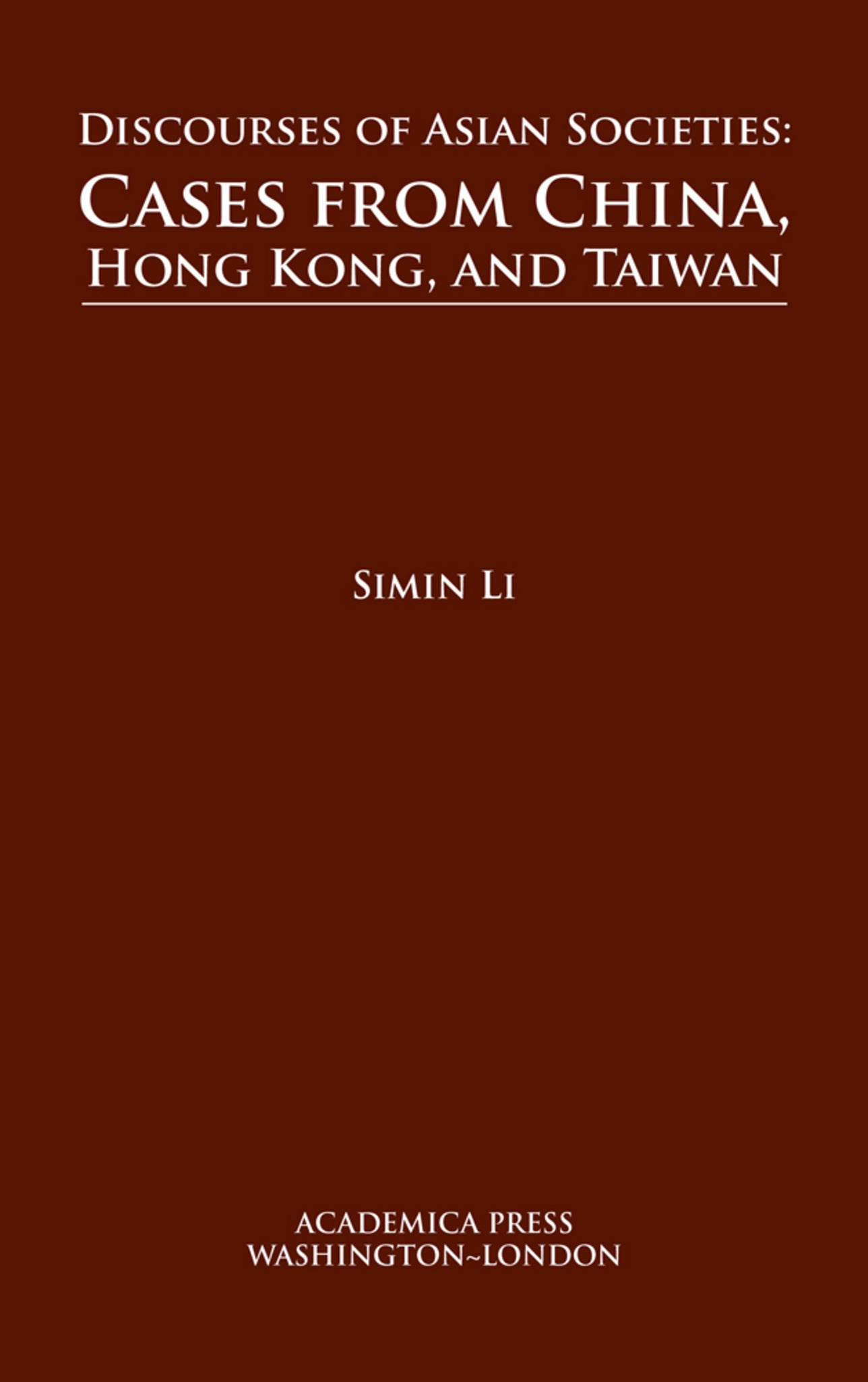 Discourses of Asian Societies