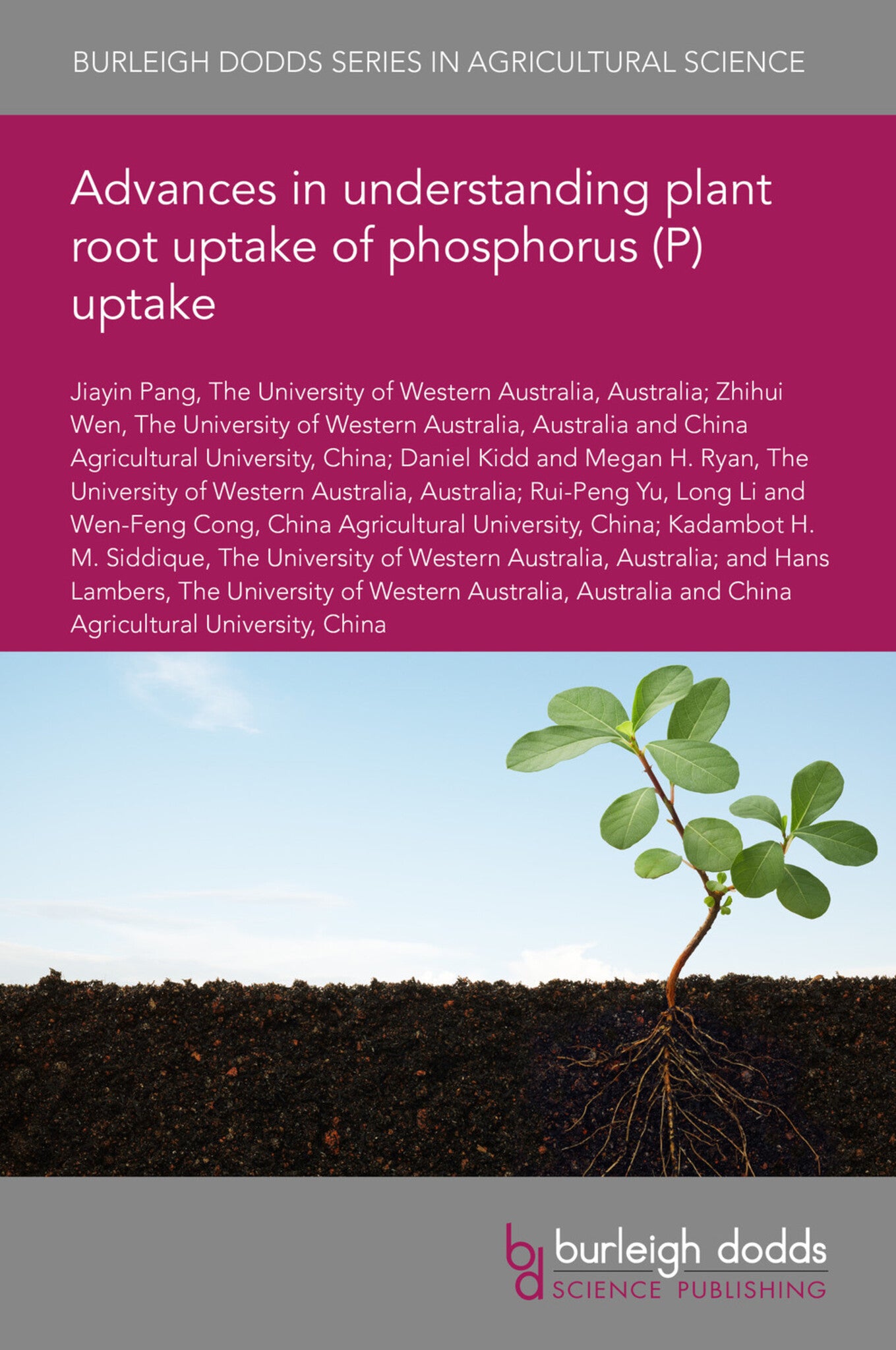 Cover image for Advances in understanding plant root uptake of phosphorus ISBN 9781801460002