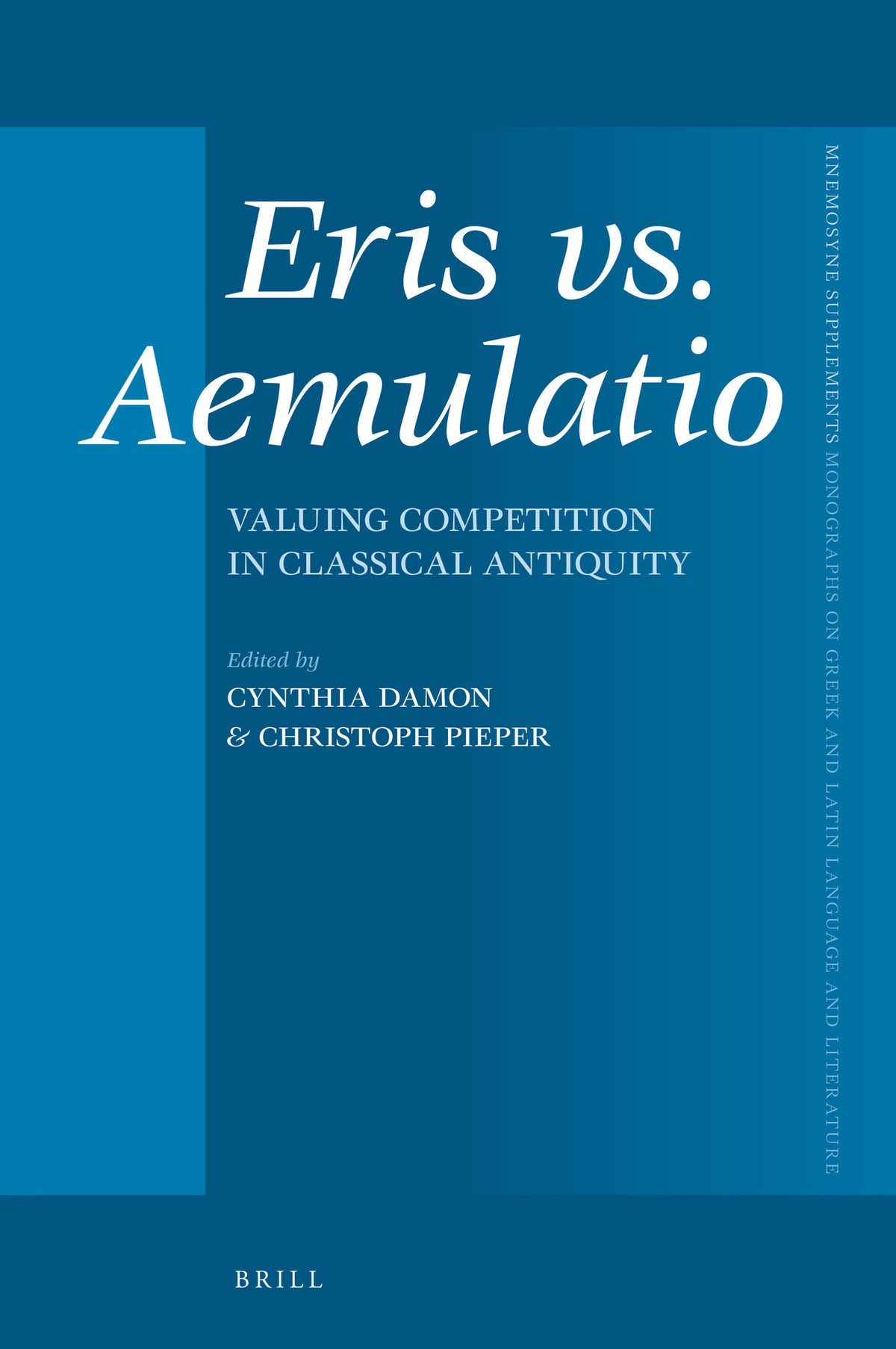 Cover image for Eris vs. Aemulatio ISBN 9789004383968