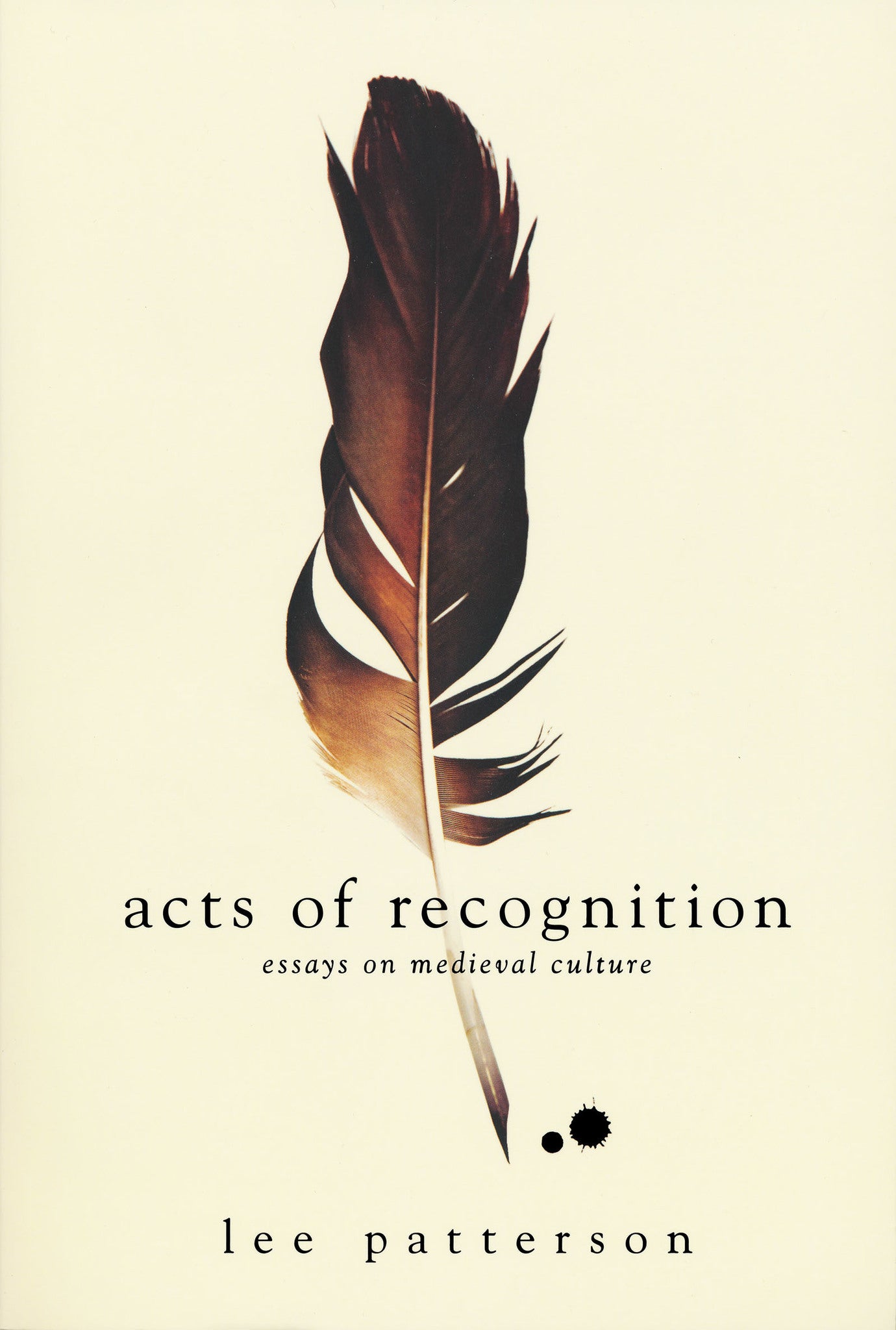 Cover image for Acts of Recognition ISBN 9780268204020