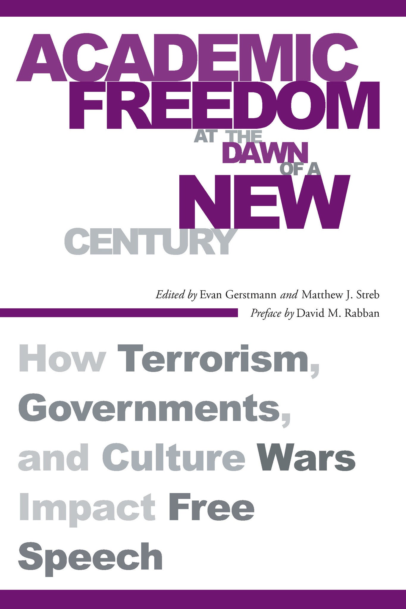Cover image for Academic Freedom at the Dawn of a New Century ISBN 9780804754446