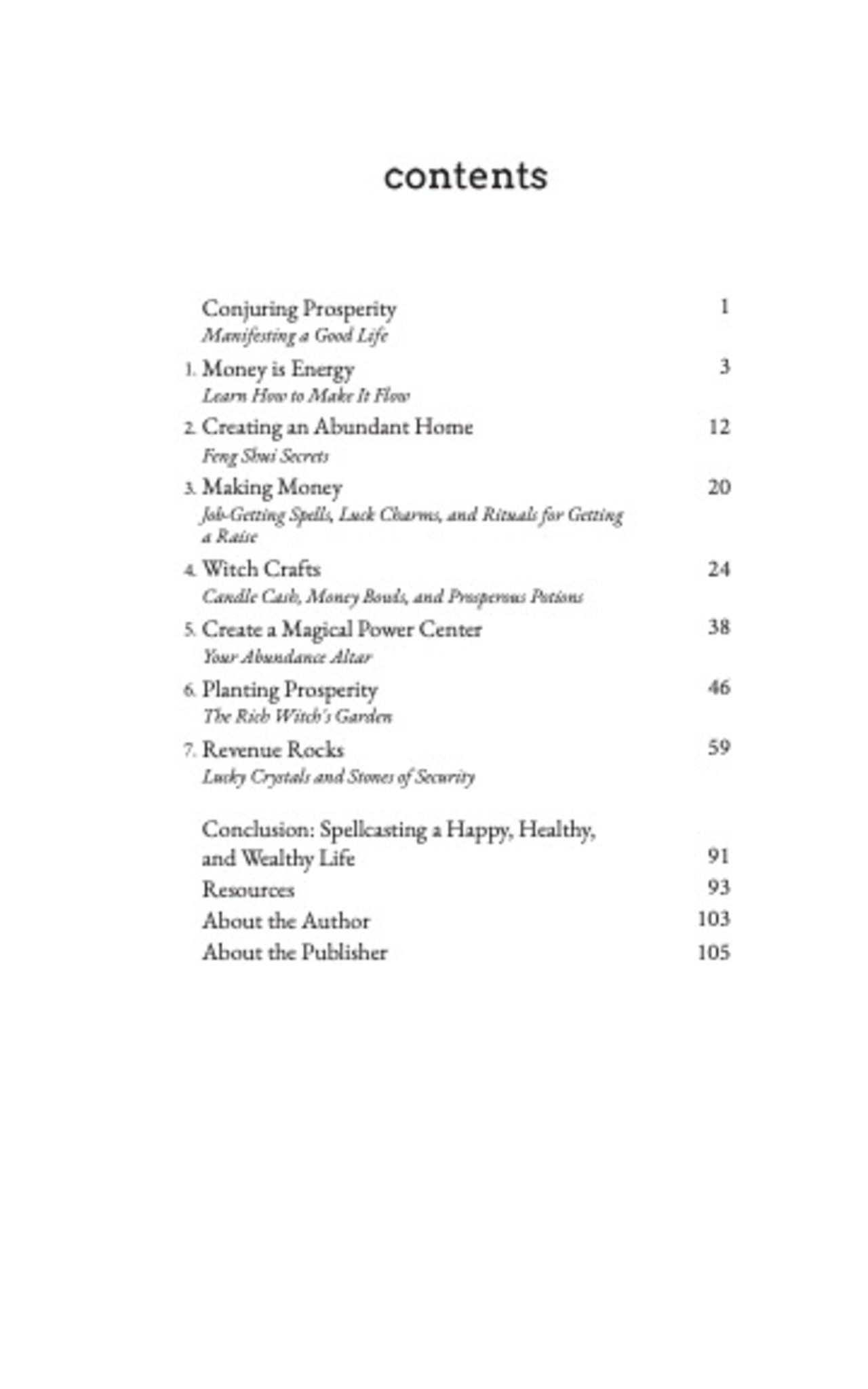 The Witch's Book of Wealth