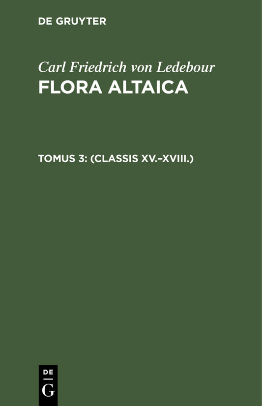 (Classis XV.–XVIII.)
