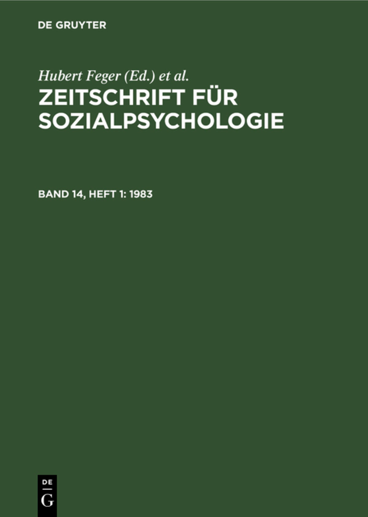 Cover image for 1983 ISBN 9783112468654