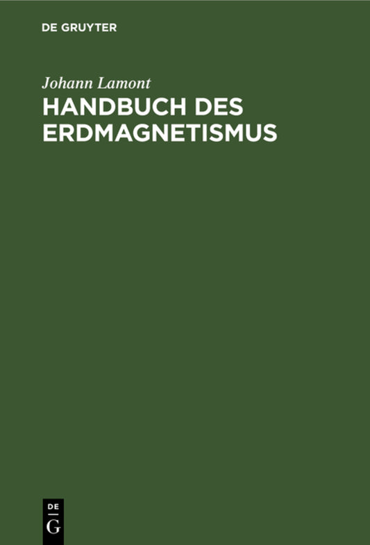 Handbuch des Erdmagnetismus