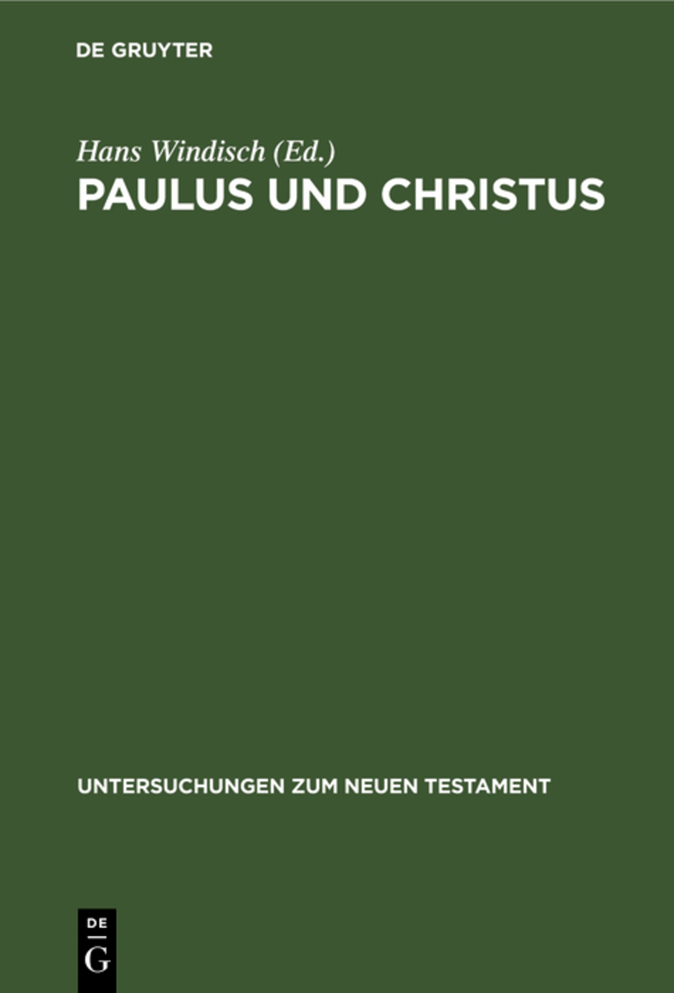 Paulus und Christus