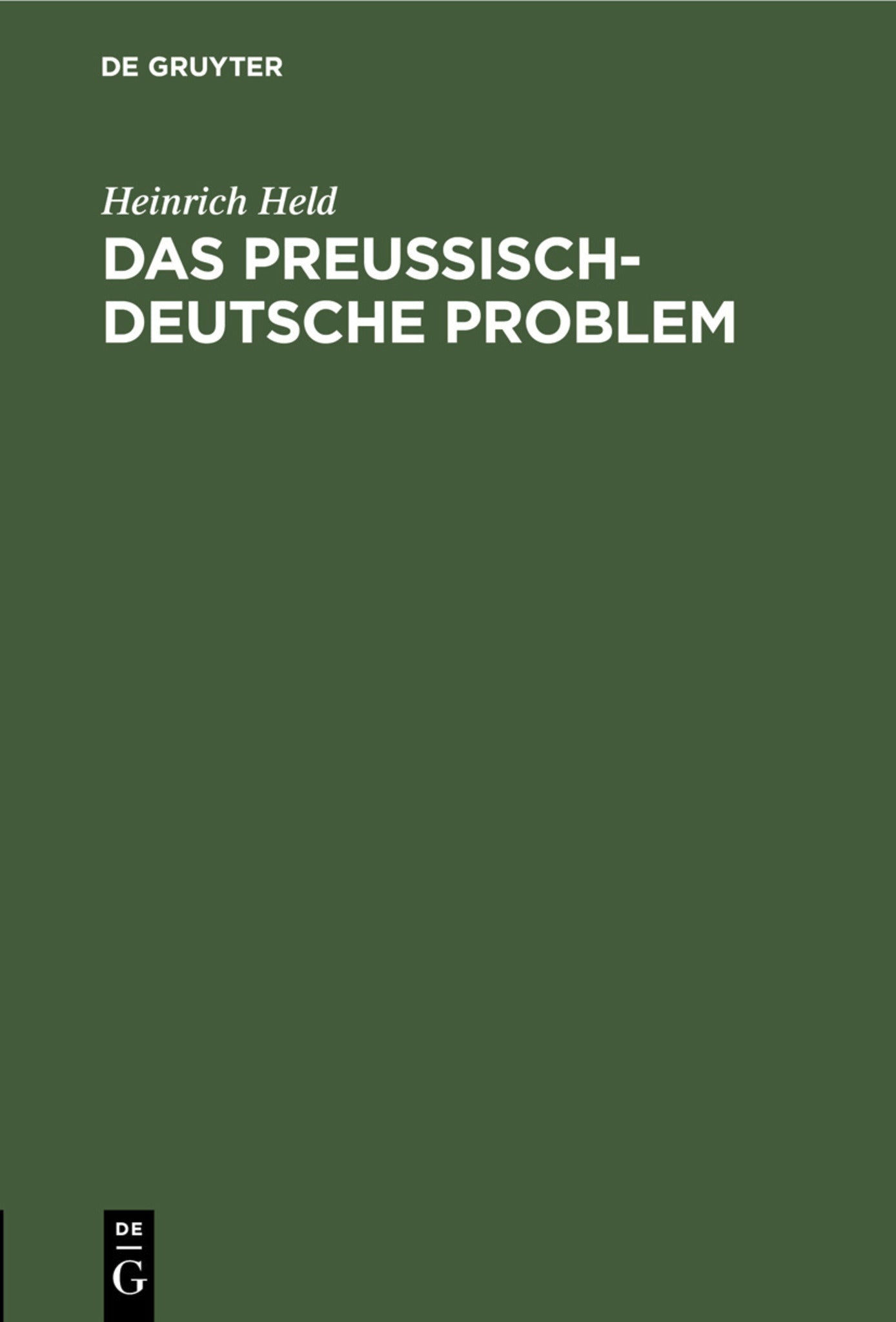 Das preußisch-deutsche Problem