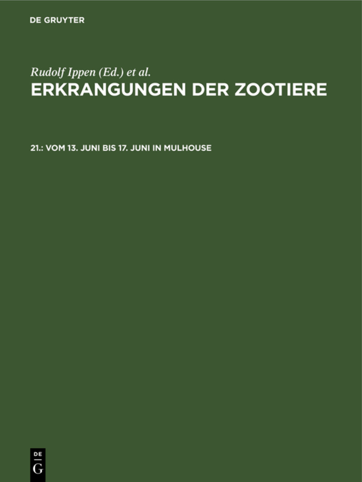 vom 13. Juni bis 17. Juni in Mulhouse