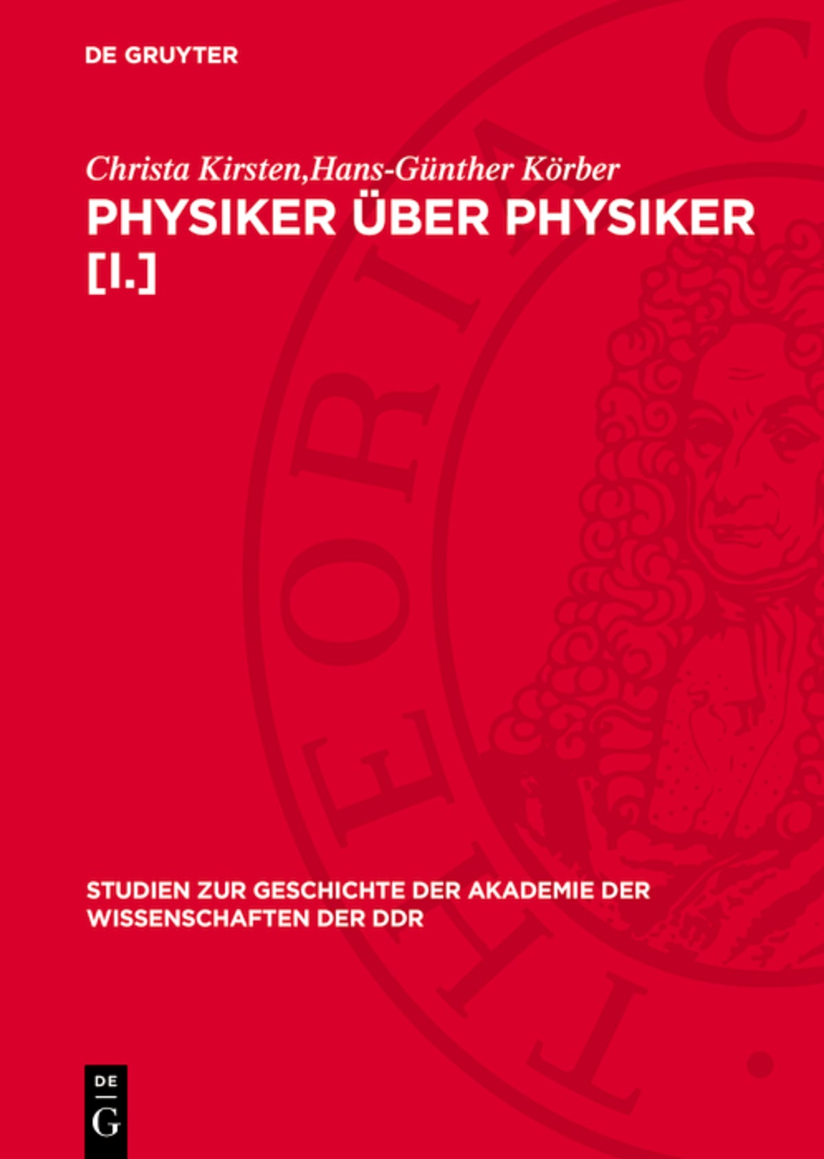 Cover image for Physiker über Physiker [I.] ISBN 9783112712245