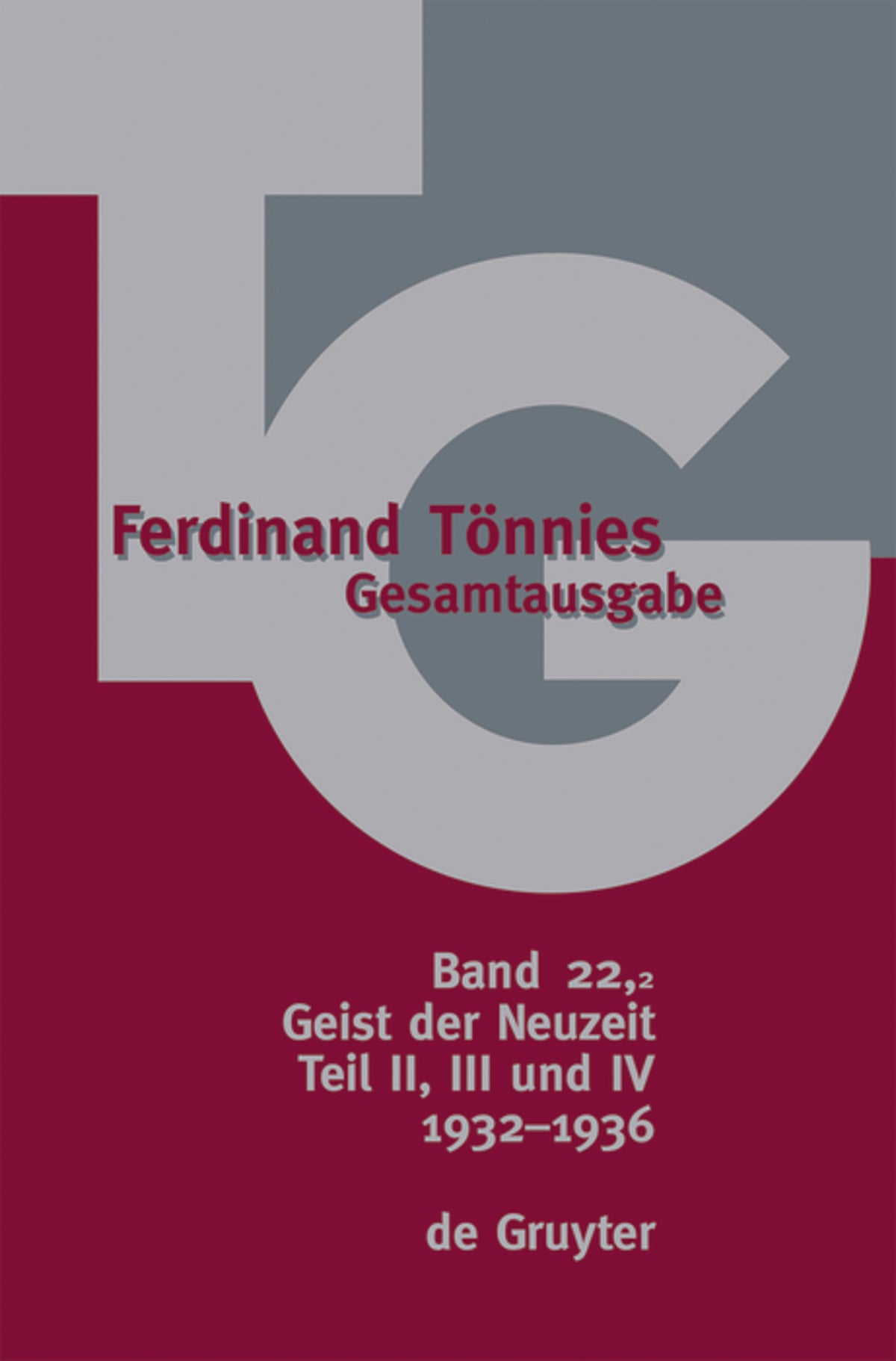 Cover image for 1932-1936 ISBN 9783110460278