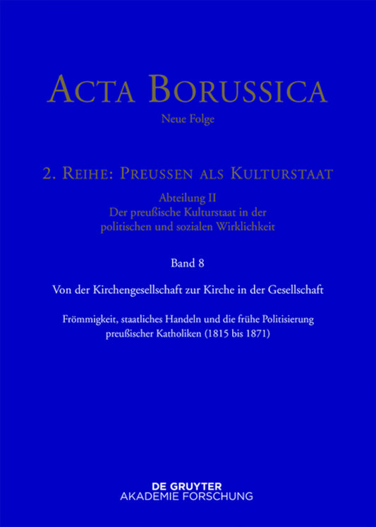 Von der Kirchengesellschaft zur Kirche in der Gesellschaft