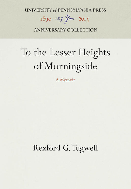 To the Lesser Heights of Morningside