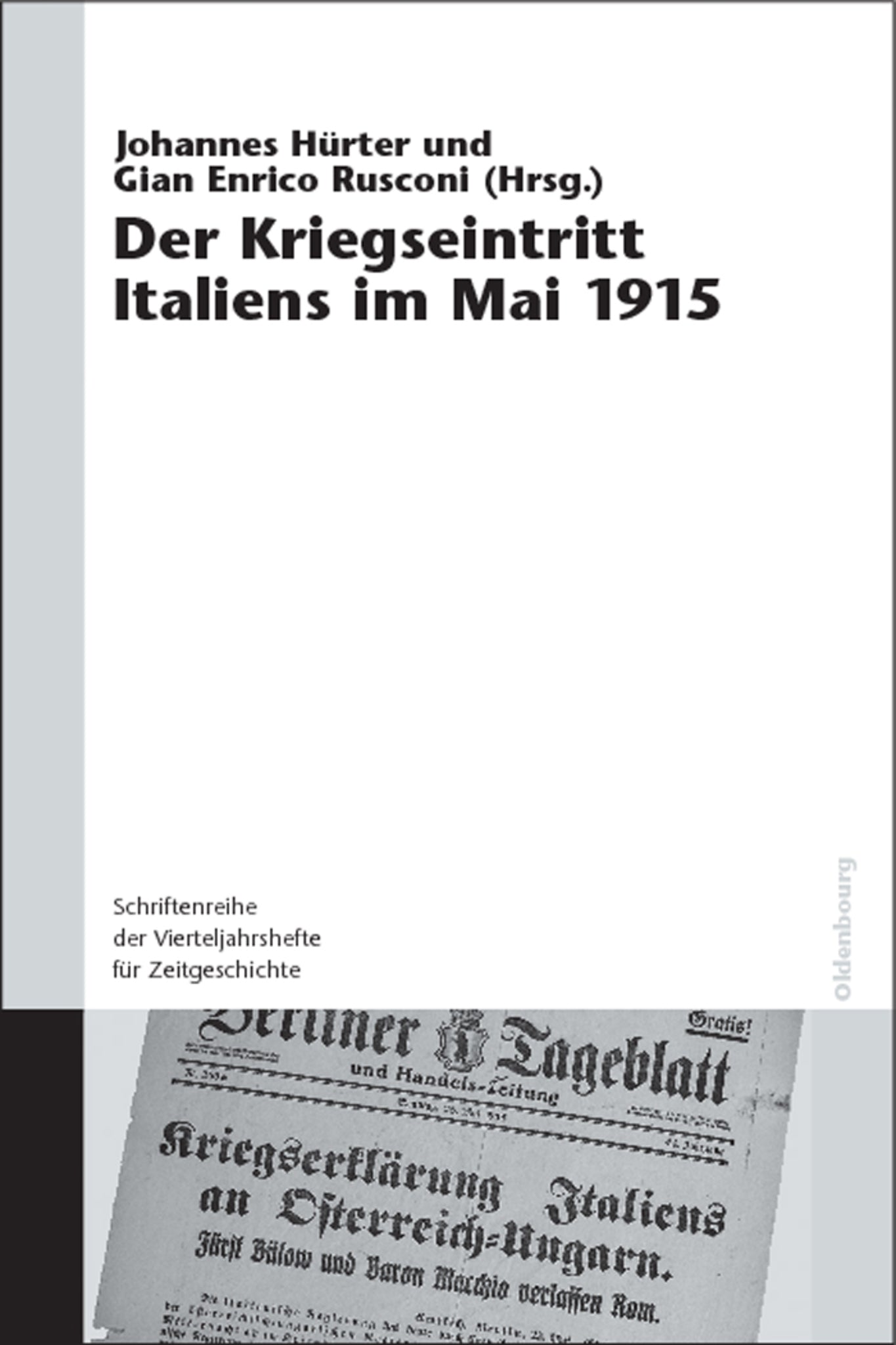 Der Kriegseintritt Italiens im Mai 1915