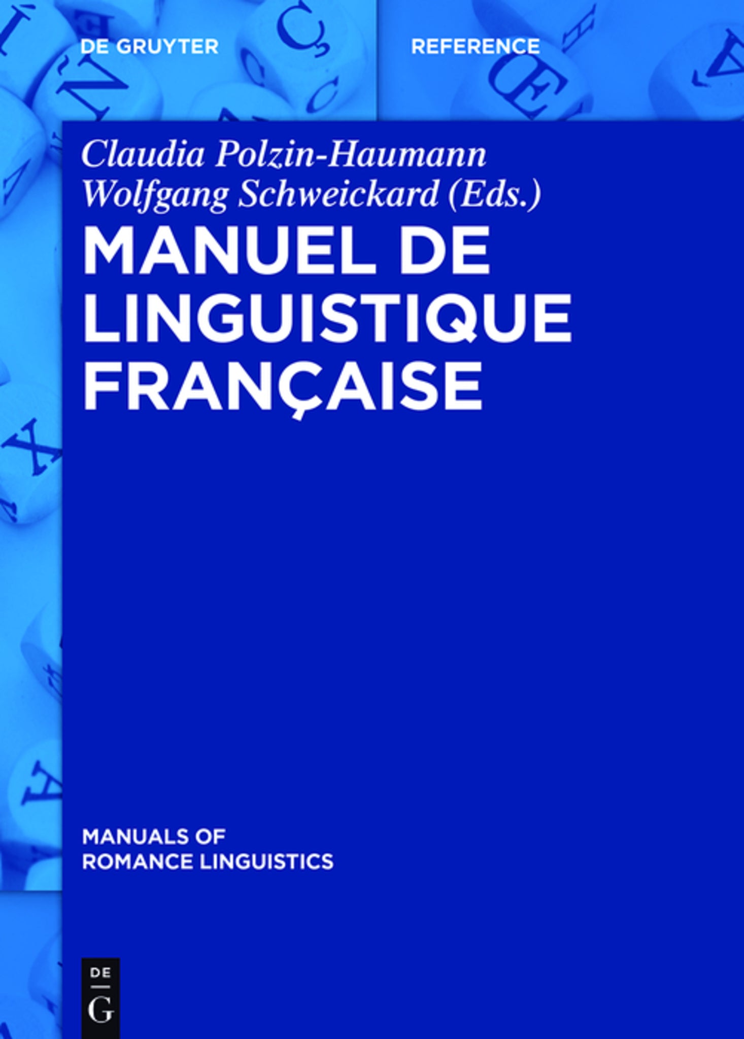 Manuel de linguistique française