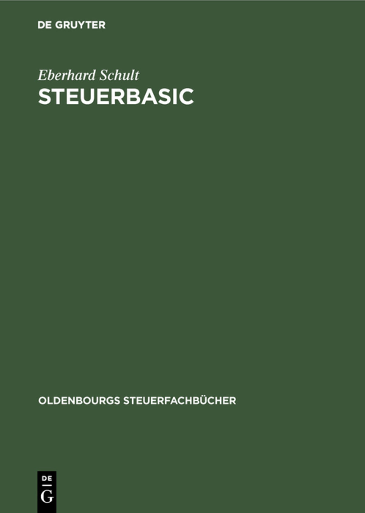 Cover image for STEUERBASIC ISBN 9783486225686